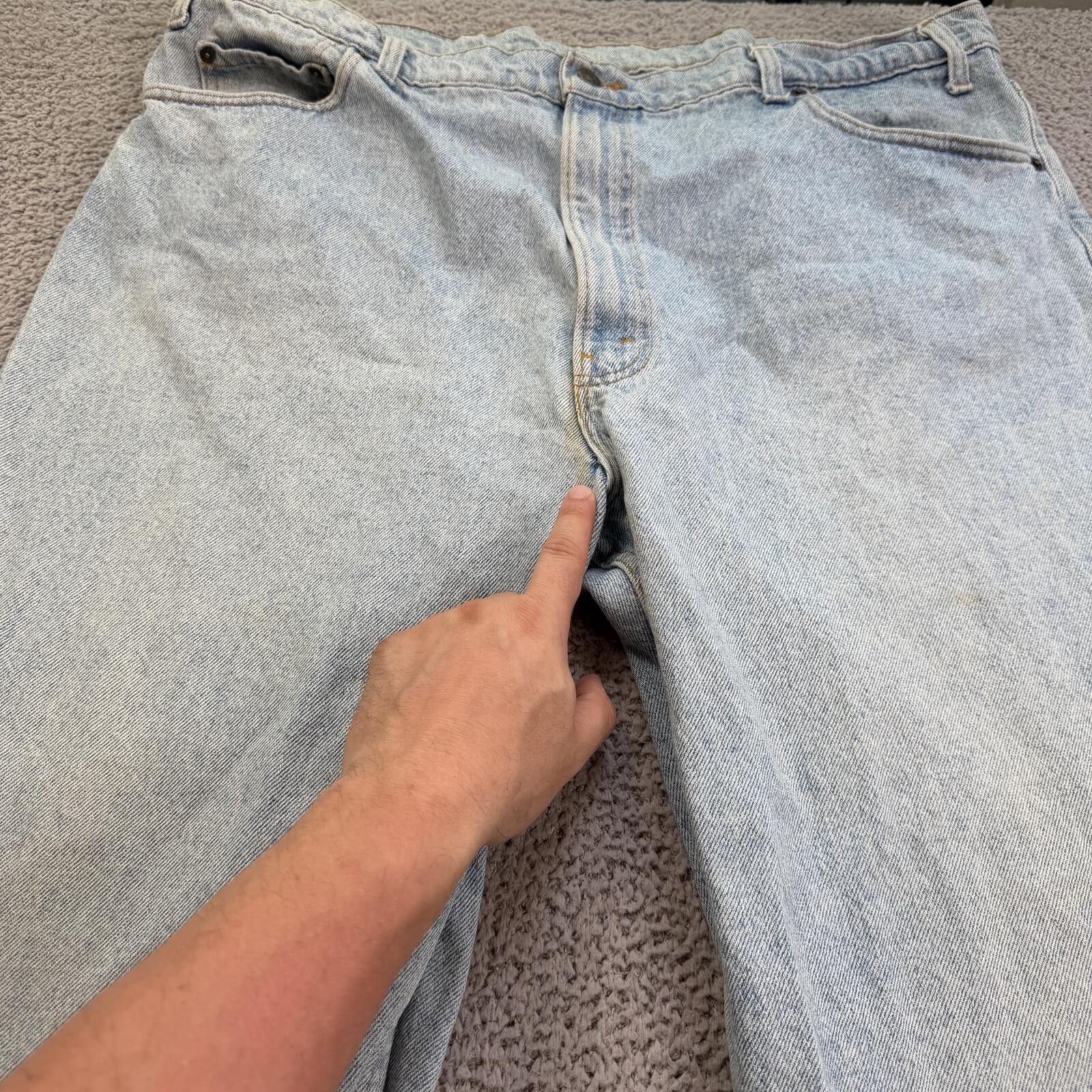 Levi's Vintage 90s Made USA Levis 540 Baggy Light Jeans 42 Relaxed Size US 42 / EU 58 - 7 Thumbnail