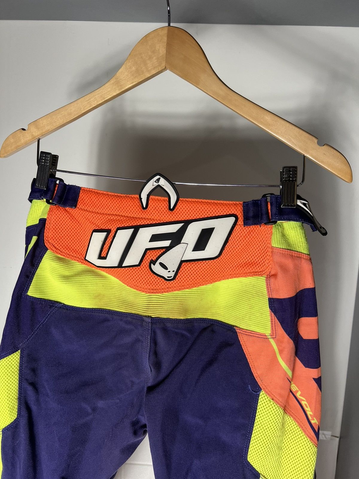 NASCAR UFO PLAST MOTORCYCLE PANTS RACING BIKE CYCLE RETRO Y2K 90s Size US 28 / EU 44 - 19 Thumbnail