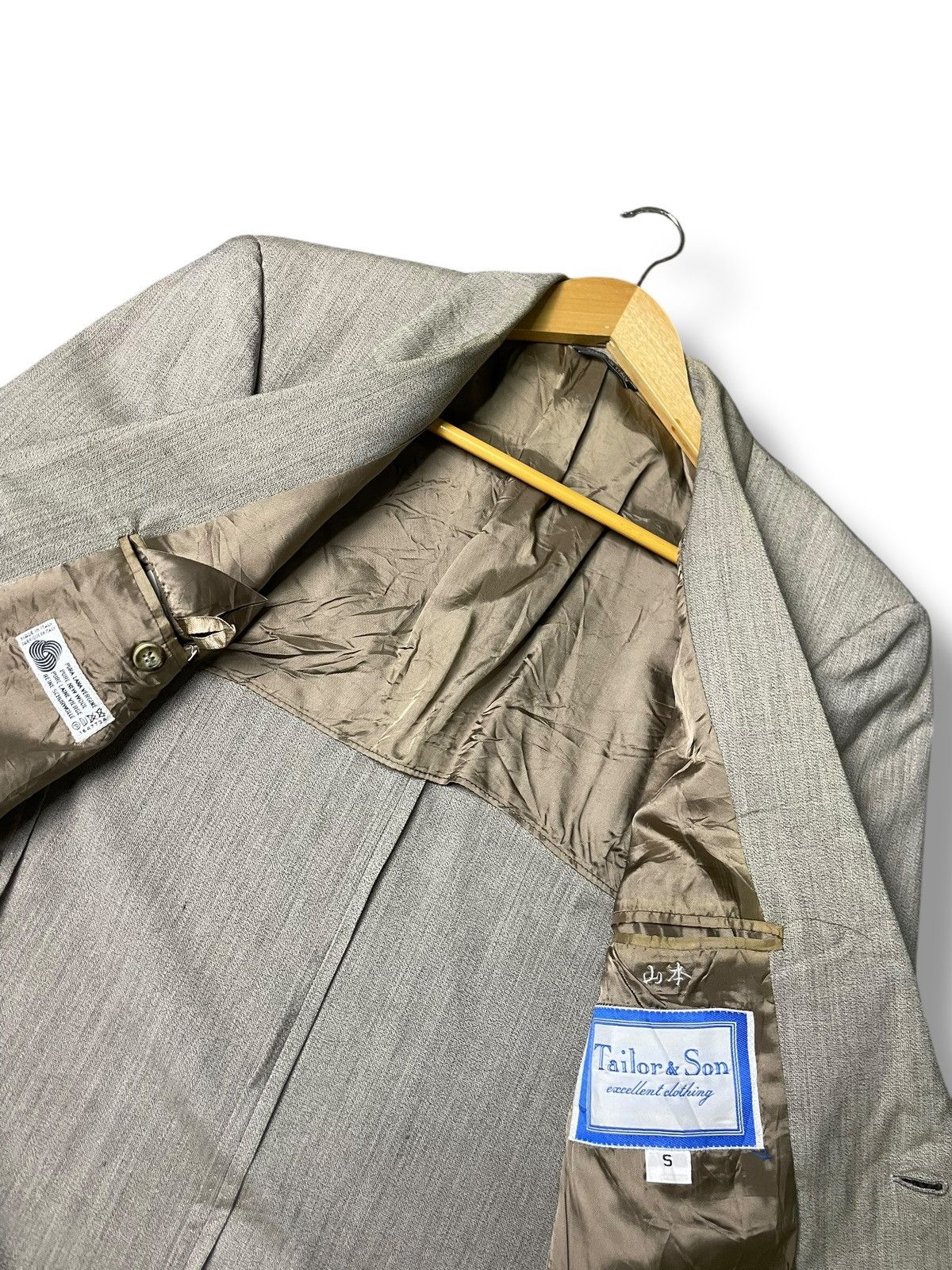 Japanese Brand × Vintage Tailor&Son Japanese Brand Light Coat (79) Size US S / EU 44-46 / 1 - 6 Thumbnail