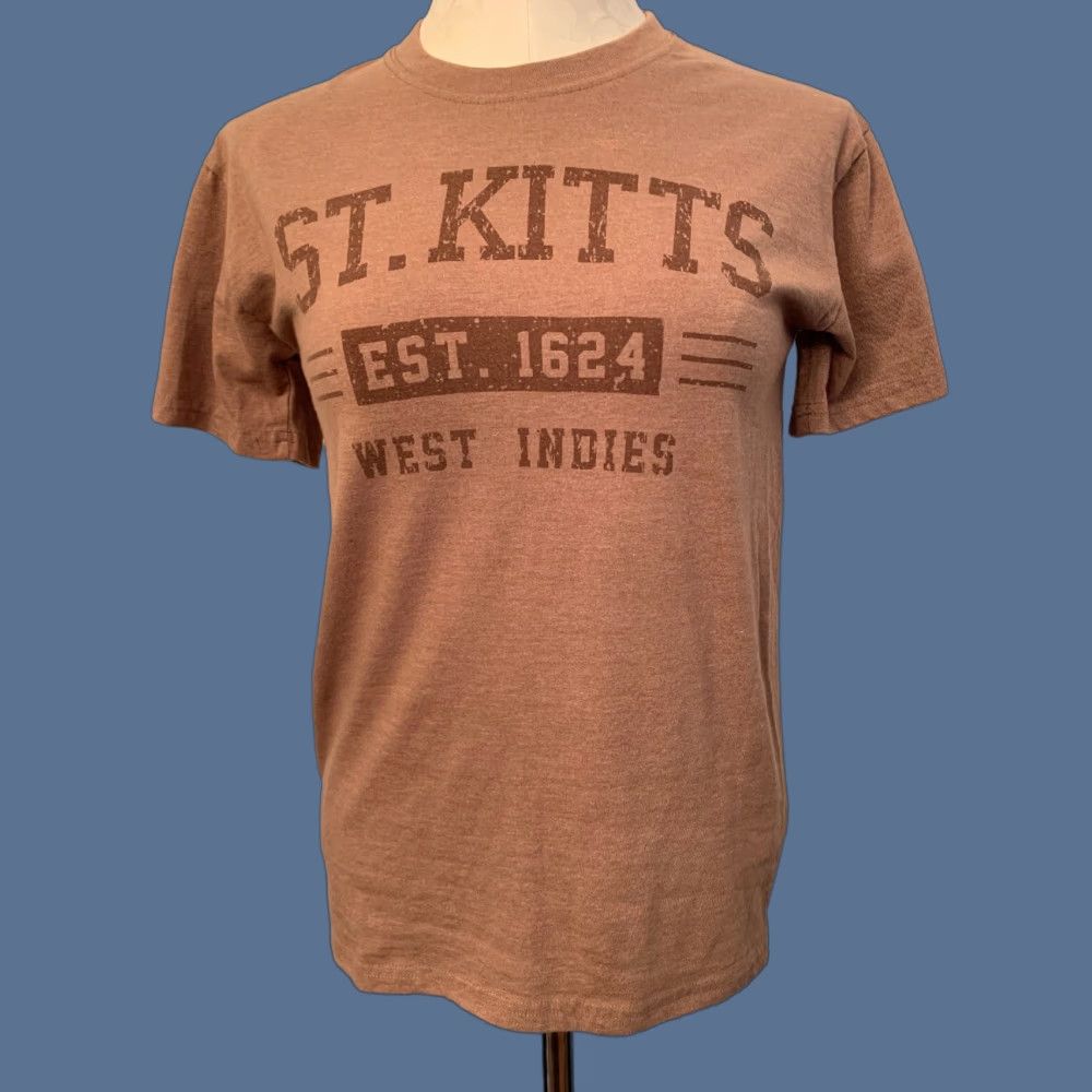 Vintage VINTAGE Small Sea Women's "St. Kitts" Short Sleeve T-Shirt Combed Cotton Tee Tshirt Size S / US 4 / IT 40 - 1 Thumbnail