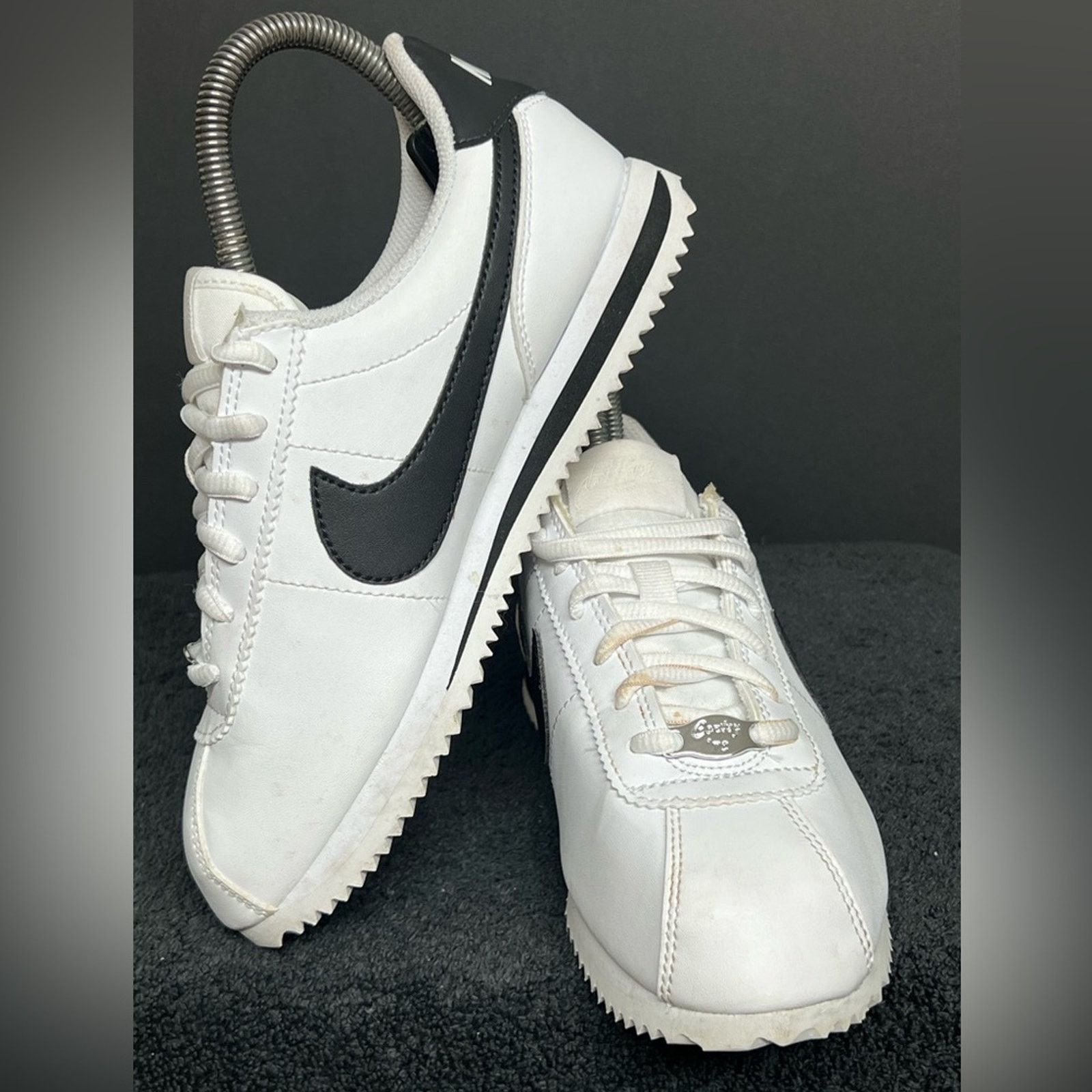 Nike Nike Boys Cortez Basic SL White Casual Shoes Size 4Y W5.5 Size US 5.5 / IT 35.5 - 3 Thumbnail