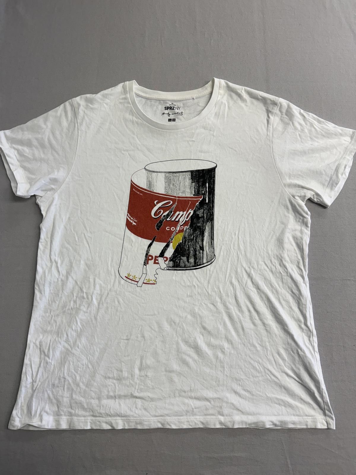 Uniqlo Andy Warhol Campbell Soup T-shirt Peeling Off Uniqlo SPRZ NY Size US XL / EU 56 / 4 - 1 Thumbnail