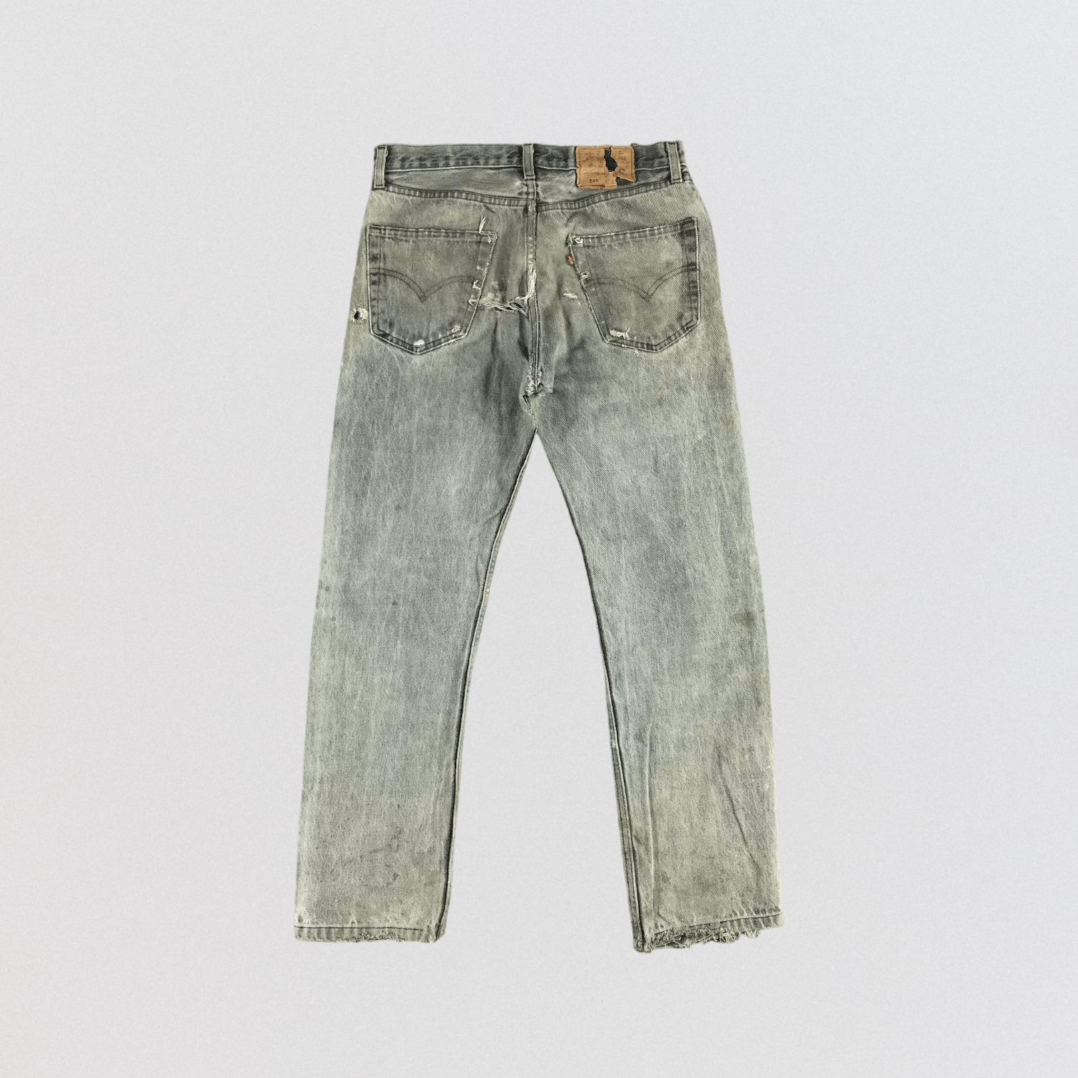 Levi's Vintage 90s Distress Levis 501 Jeans-JM2559 Size US 33 - 2 Thumbnail