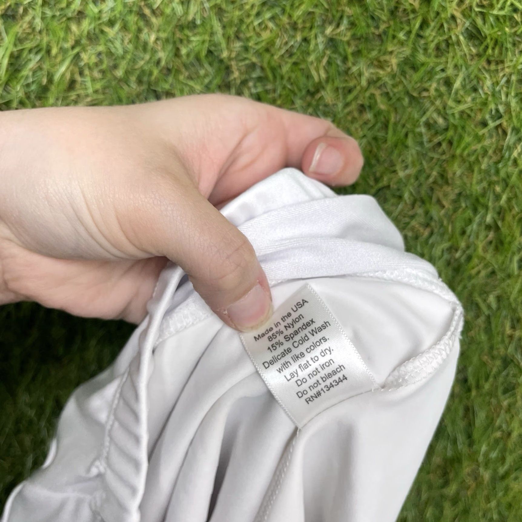 Vintage Diamond Skort Womens M White Athletic Skirt Tennis Golf Slkirt Size 32" / US 10 / IT 46 - 6 Thumbnail