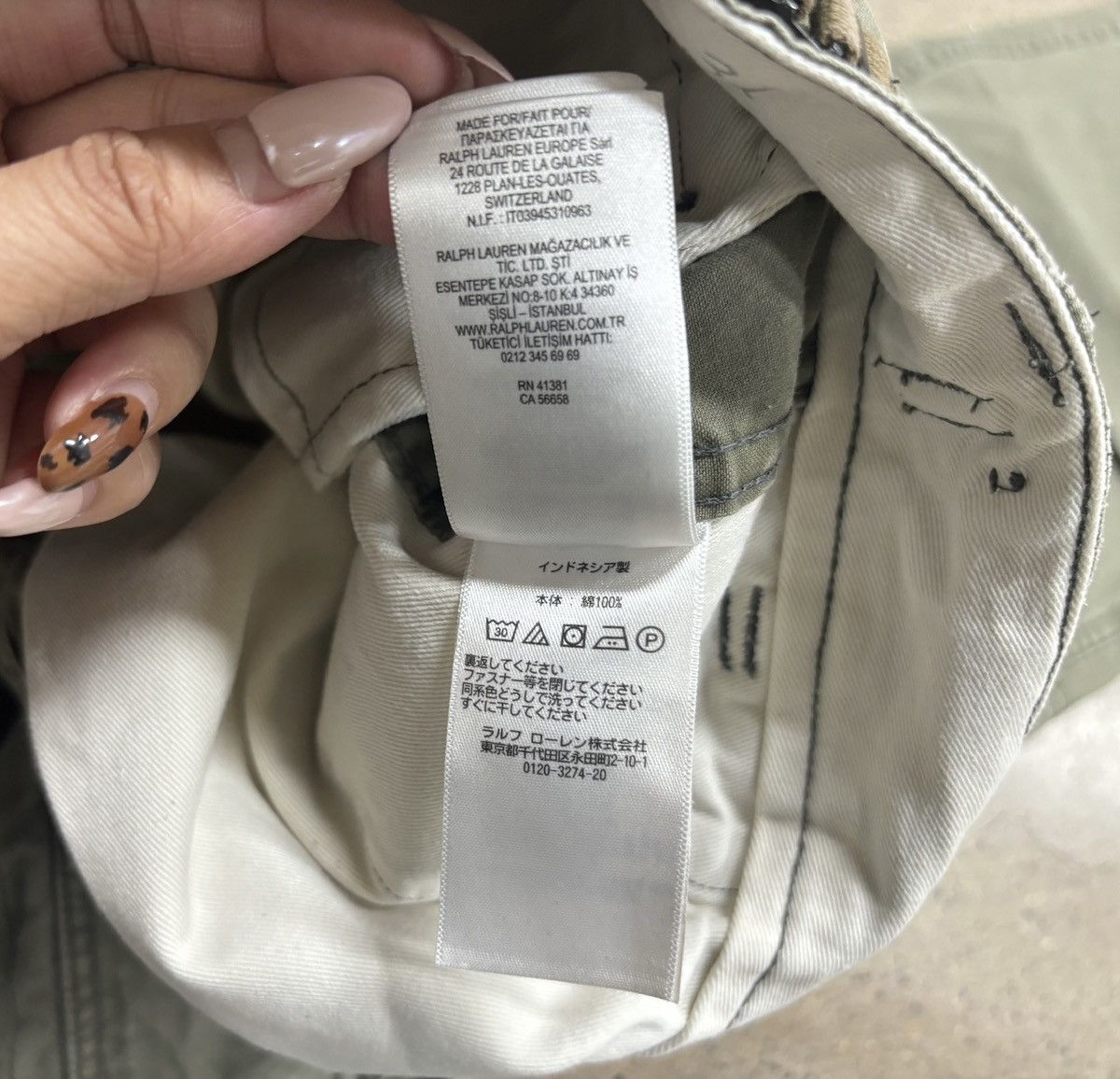 RRL Ralph Lauren Double RL RRL Canvas Surplus Cargo Pants Size US 31 - 12 Thumbnail