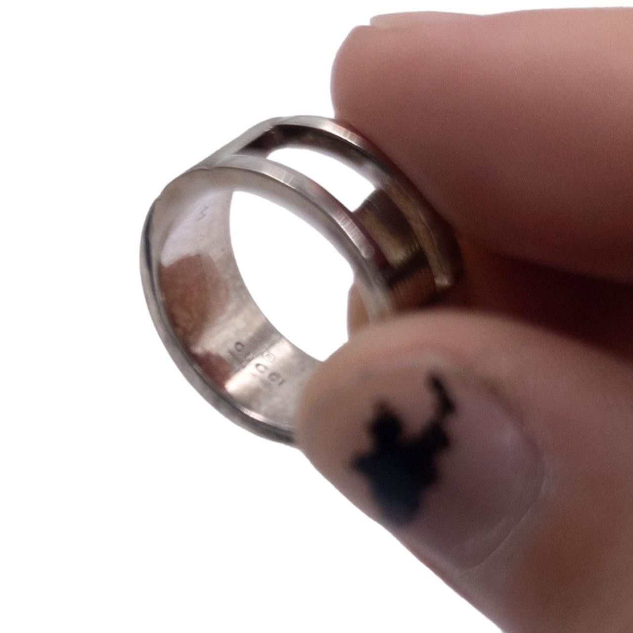 Gucci Vintage Gucci Silver Ring Size ONE SIZE - 3 Thumbnail