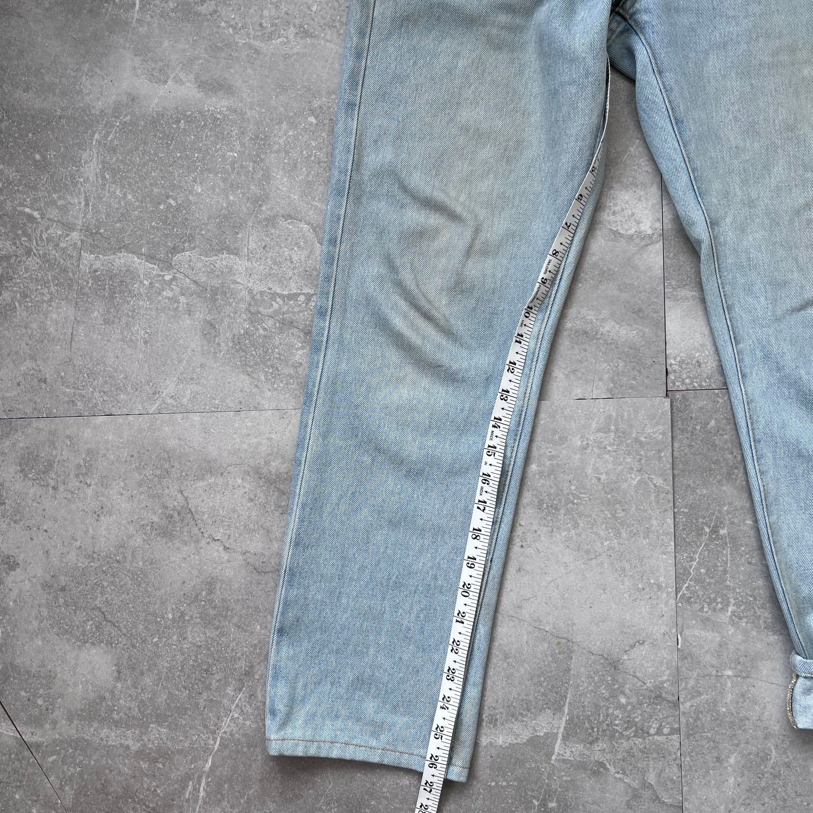 Supreme Supreme Light Wash Selvedge Denim Jeans – Size 30 Size US 30 / EU 46 - 4 Thumbnail