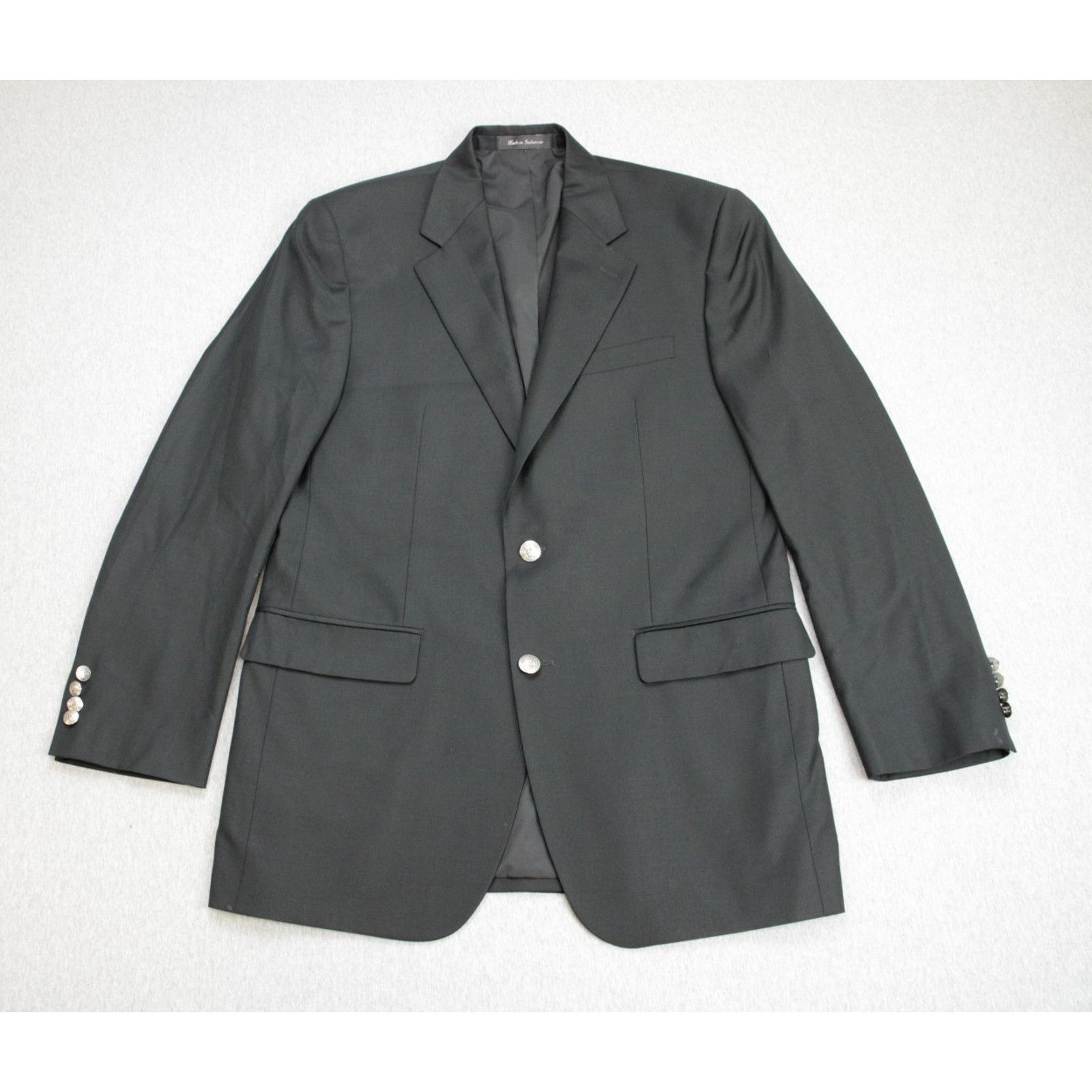 Lauren Ralph Lauren Lauren Ralph Lauren Blazer Men Size 40L Black 100% Wool Size 40L - 2 Thumbnail