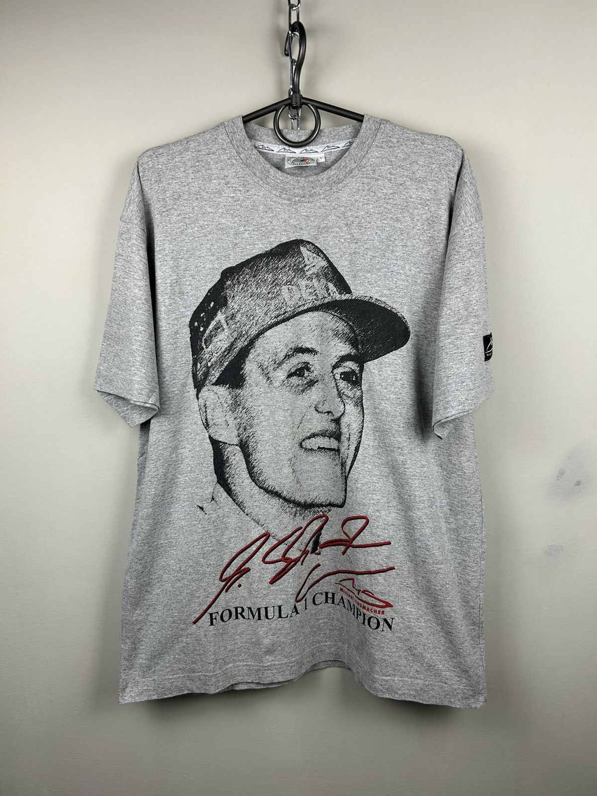 Formula 1 Vintage Formula 1 Champion Michael Schumacher Racing T shirt Size US L / EU 52-54 / 3 - 1 Thumbnail