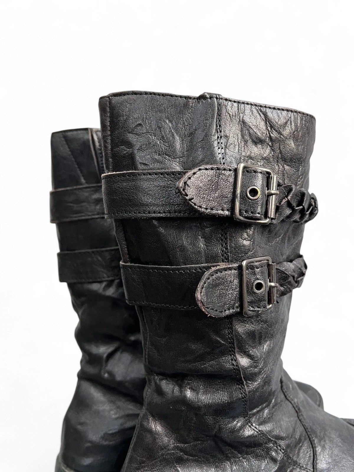 Hedi Slimane Rare boxing 14th addiction style leather moto boots hype Size US 8 / EU 41 - 8 Thumbnail