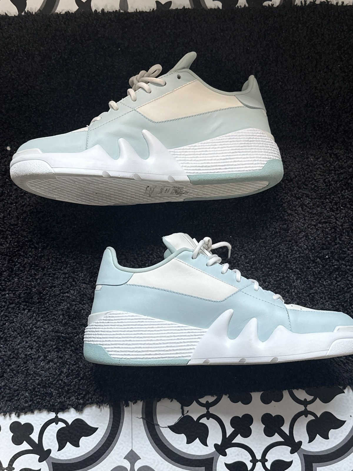 Designer × Giuseppe Zanotti GIUSEPPE ZANOTTI | Sky blue Men's Sneakers Size US 11 / EU 44 - 5 Thumbnail