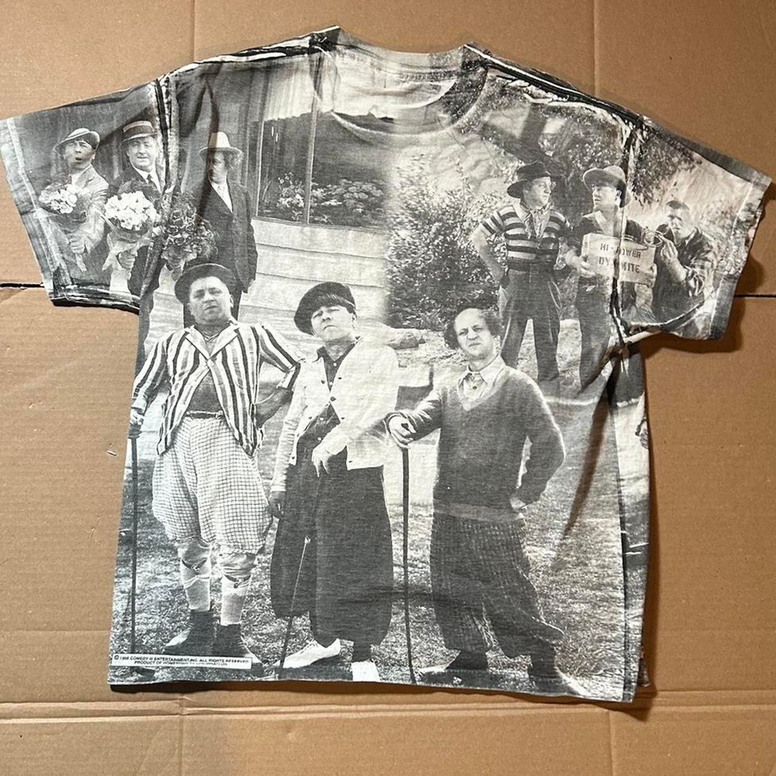Hanes 90s three stooges aop tee Size US XL / EU 56 / 4 - 1 Thumbnail