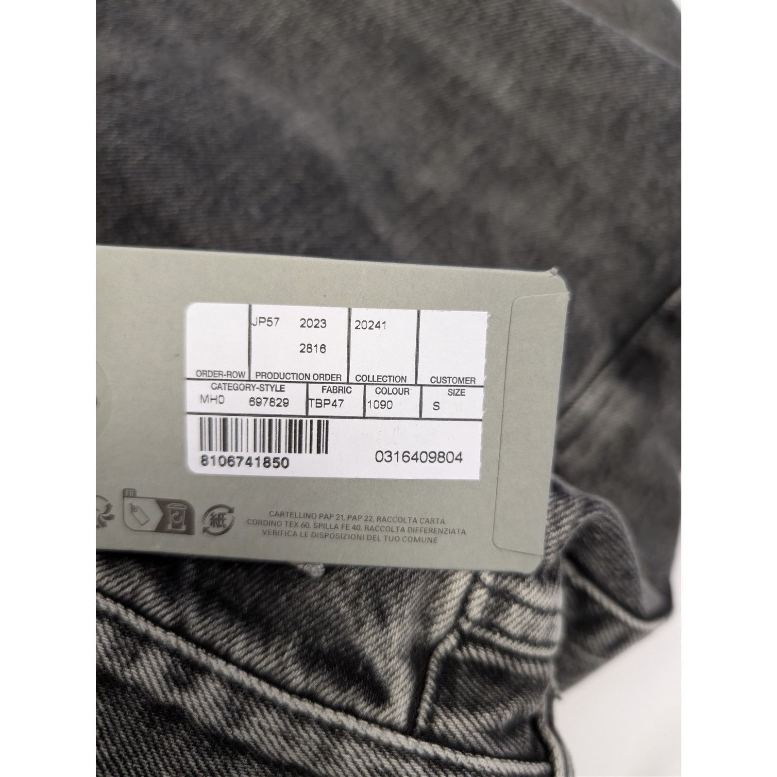 Balenciaga o1rshd1 Flared Pants 1090 Organic Japanese Denim in Noir Size US 30 / EU 46 - 22 Thumbnail