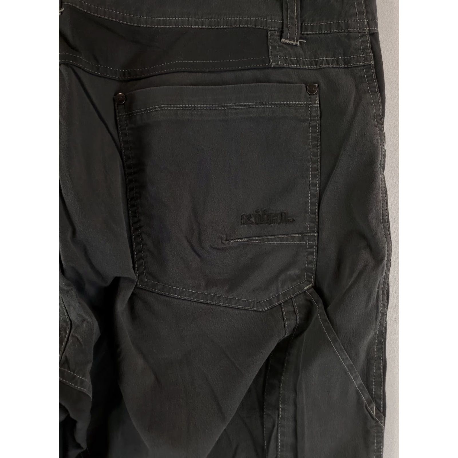 Vintage Kuhl Radikl Pants Gray Mens 38x30 Inseam 30 Casual Pants 38x30 Mens Gray Regular Size US 38 / EU 54 - 2 Thumbnail