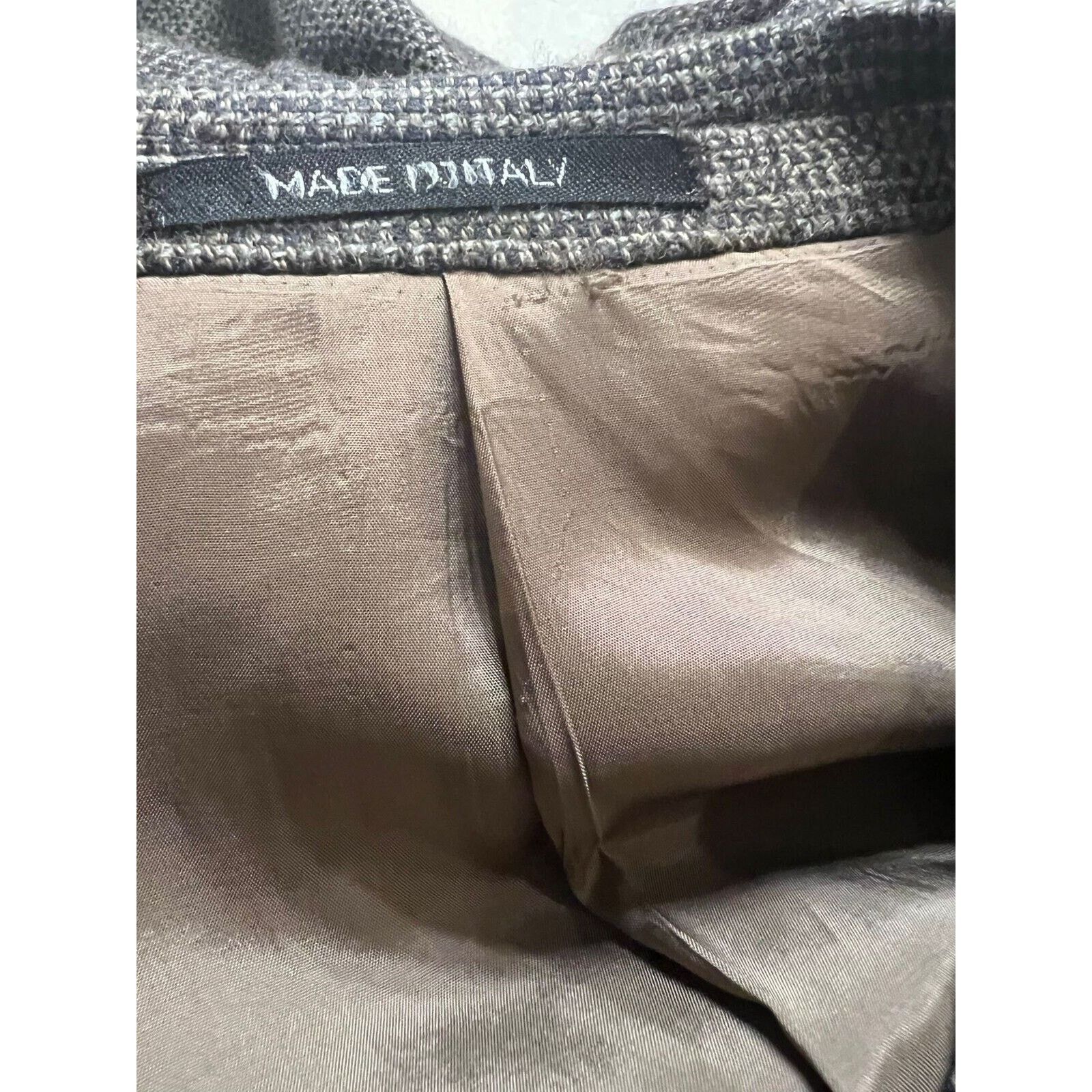 Armani Collezioni Armani Collezioni 3bt Gray Blazer 46R Size 46R - 5 Thumbnail