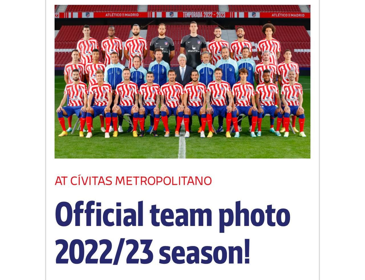 Nike MEW! 2022/23 ATLETICO MADRID HOME SOCCER JERSEY SHIRT NIKE S Size US S / EU 44-46 / 1 - 2 Thumbnail