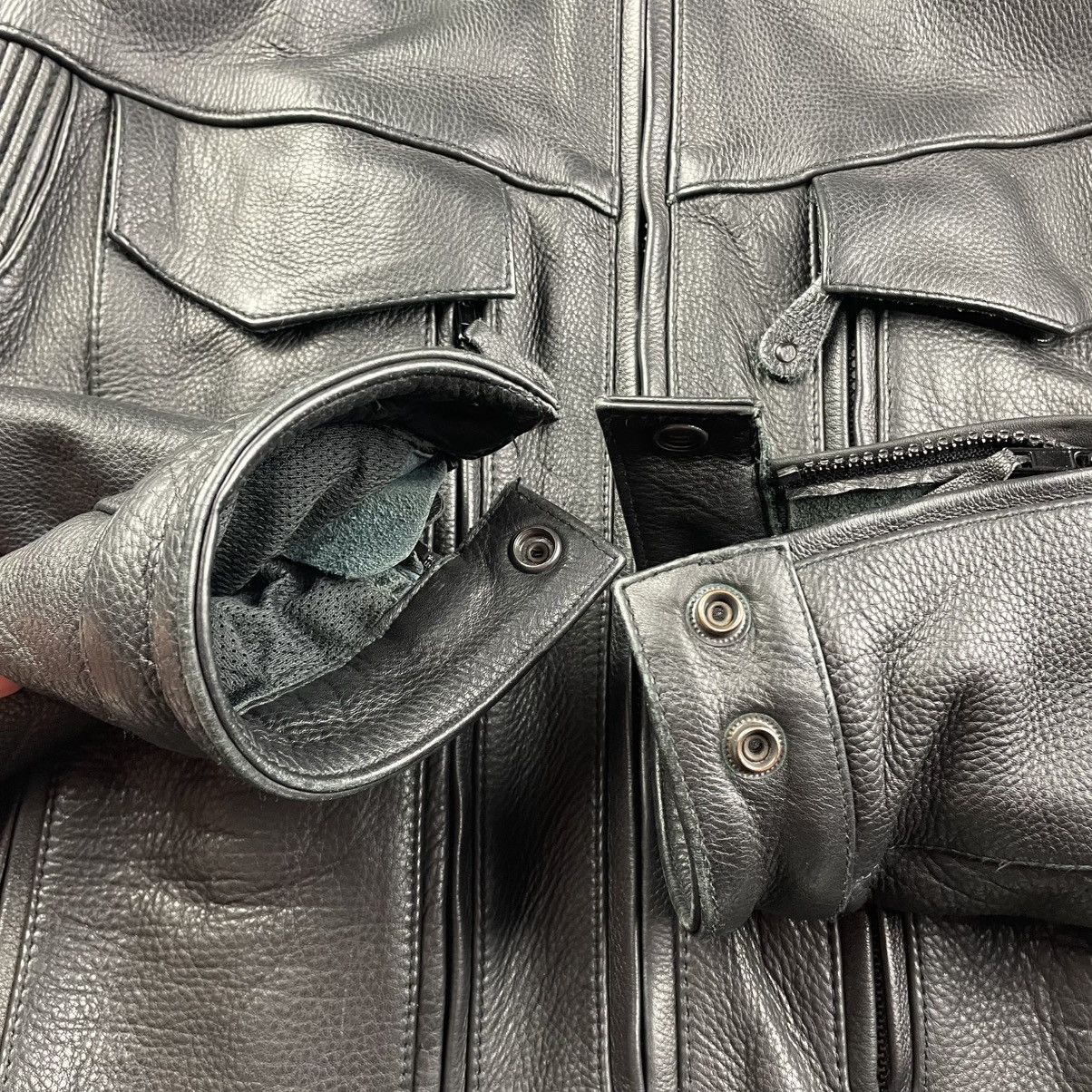 Other Milwaukee Leather Jacket Mens L Black Motorcycle Biker Thick Size US L / EU 52-54 / 3 - 3 Thumbnail