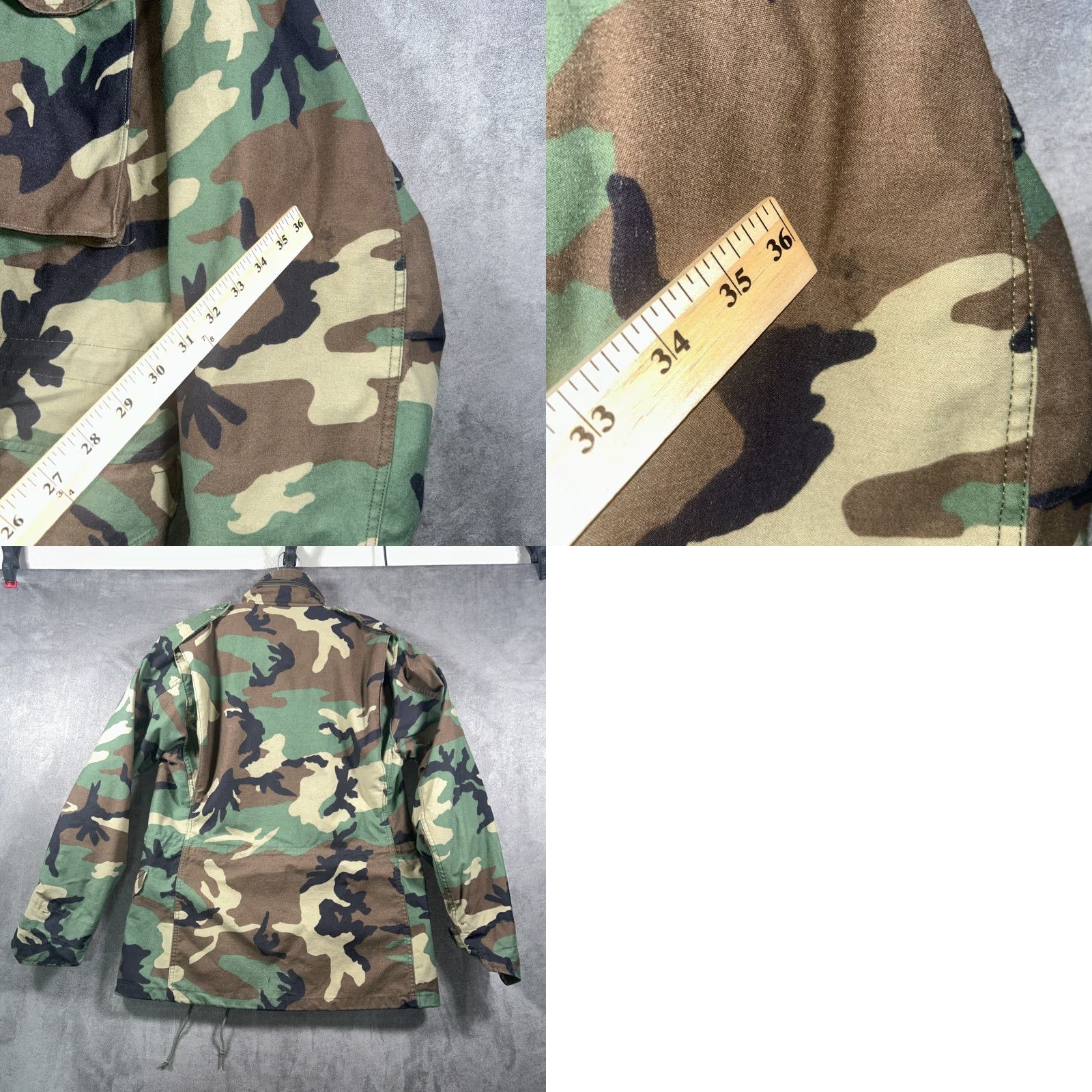 Vintage US Military Vintage BDU Cold Weather Woodland Field Jacket/Coat Medium Long Size US M / EU 48-50 / 2 - 8 Thumbnail