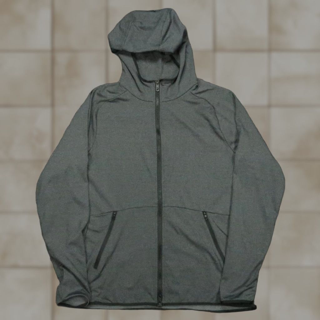 Vintage Hill City Hoodie Mens Large Gray Full Zip Pockets Long Sleeve Performance Size US L / EU 52-54 / 3 - 1 Thumbnail