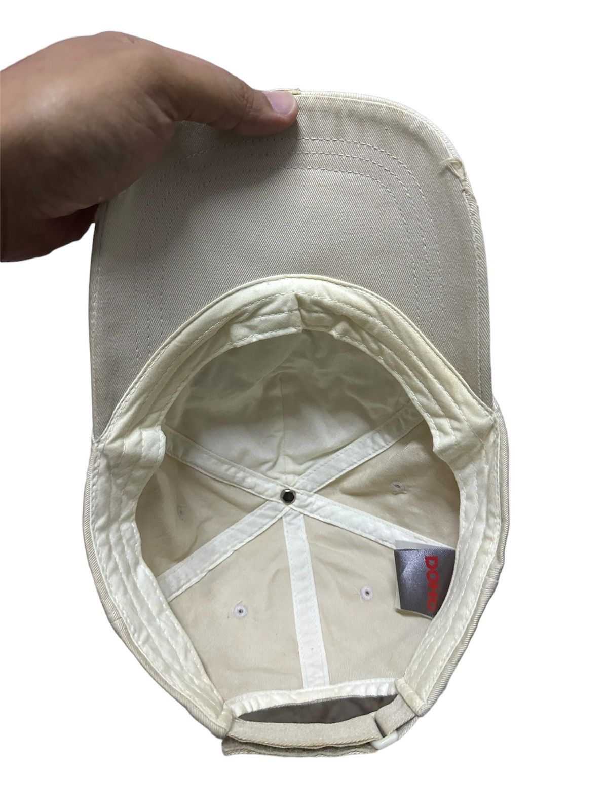 Japanese Brand DOHC Distressed Hat with Eagles Patches Size ONE SIZE - 6 Thumbnail