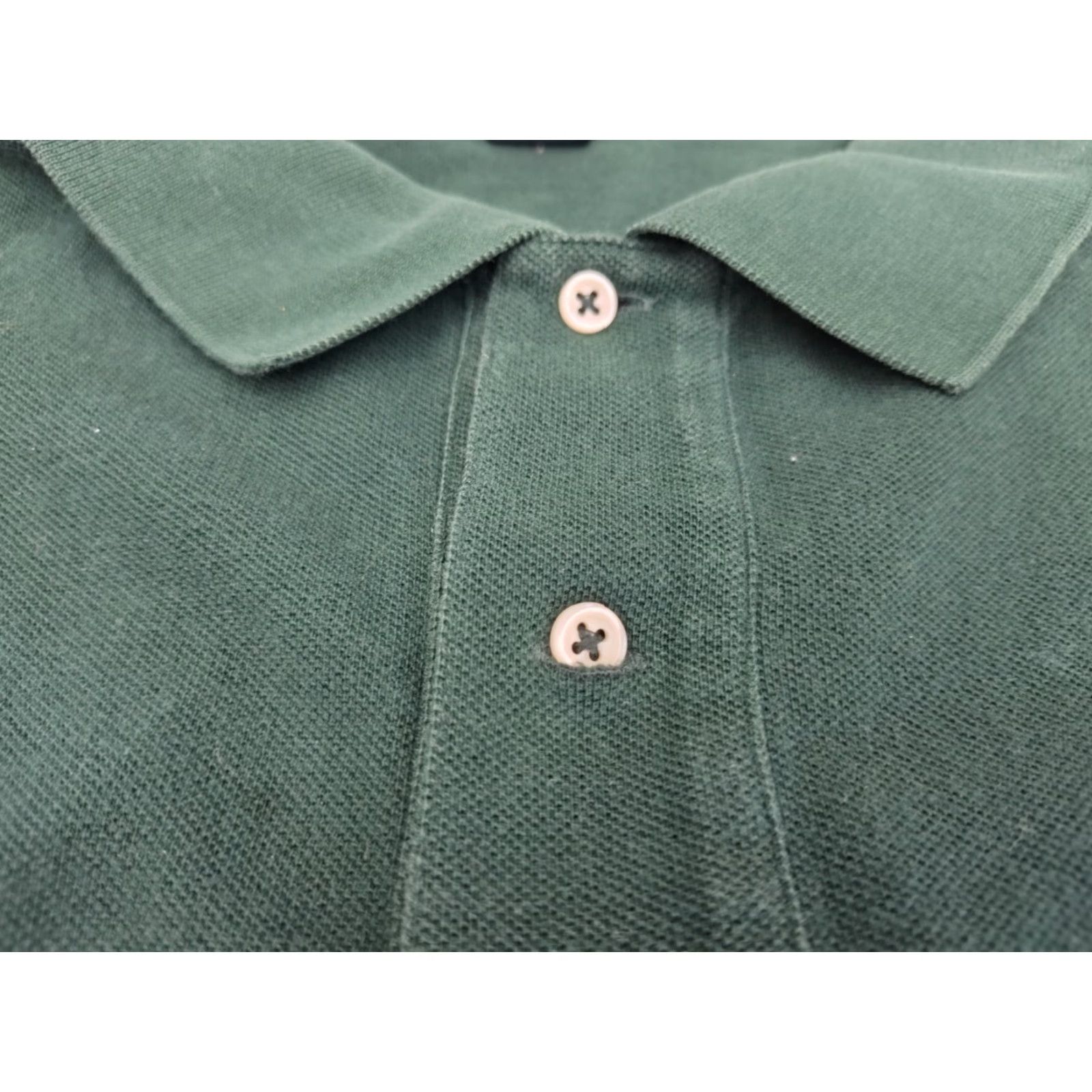 Polo Ralph Lauren VINTAGE Polo Ralph Lauren Green Rugby Shirt W/ Purple Pony Men's Big Size 3XB Size US XXL / EU 58 / 5 - 7 Thumbnail