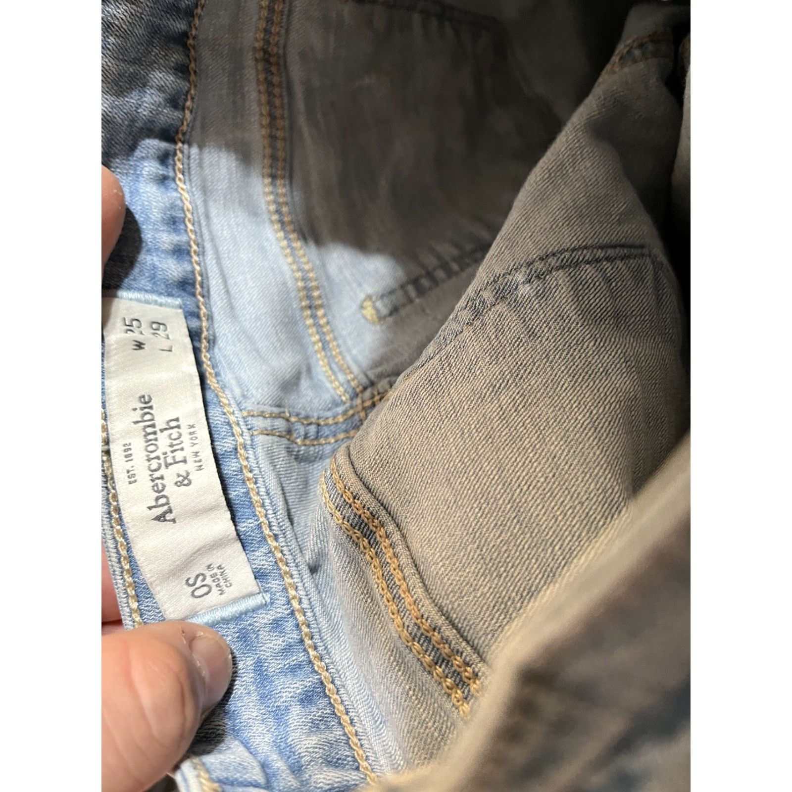 Abercrombie & Fitch VINTAGE Abercrombie & Fitch Jeans Womens 0S Distress Super Skinny 25x29 Destroyed Size 25" / US 0 / IT 36 - 5 Thumbnail