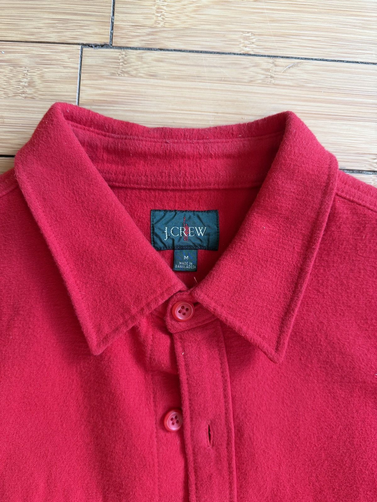 J.Crew J Crew Chamois Shirt Red Size US M / EU 48-50 / 2 - 3 Thumbnail
