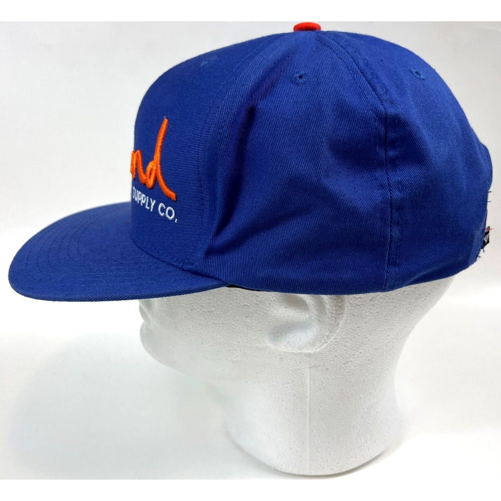 Diamond Supply Co. VINTAGE Diamond Supply Co. Snapback Hat Unisex Adults One Size Blue Embroidered Adjustable Cotton Streetwear Hat Mens Size ONE SIZE - 4 Thumbnail
