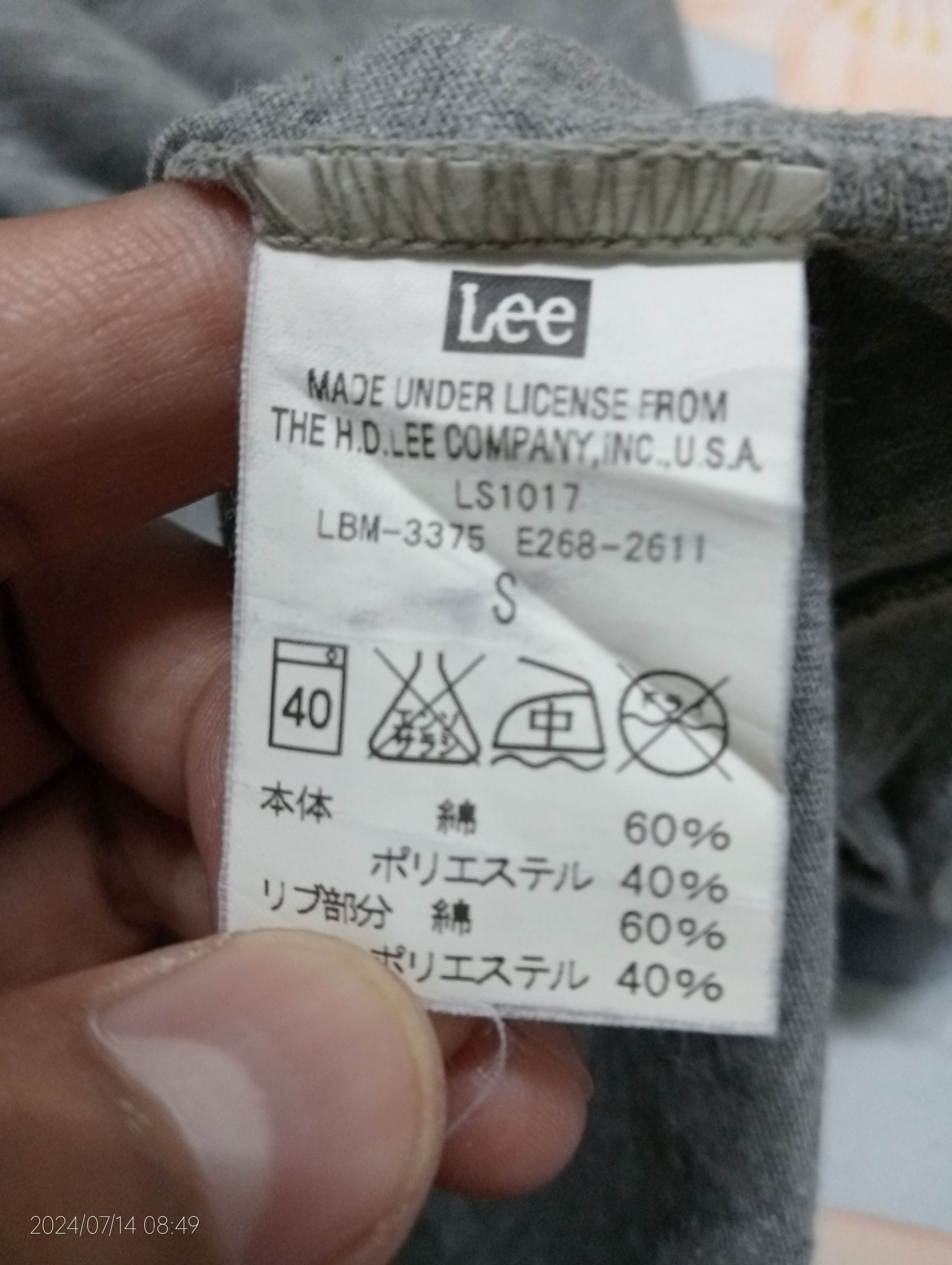 Lee Vintage Single Stitch Lee Union Made Big Logo Tee Size US S / EU 44-46 / 1 - 2 Thumbnail