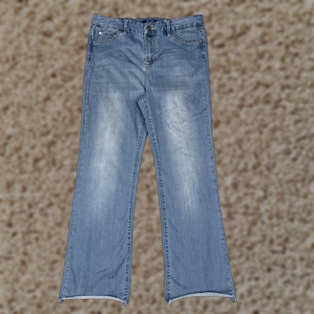 Vintage Revery Jeans Womens 30 Bootcut Denim Light Blue Mid Rise Stretch 30x27 Size 30" / US 8 / IT 44 - 1 Thumbnail