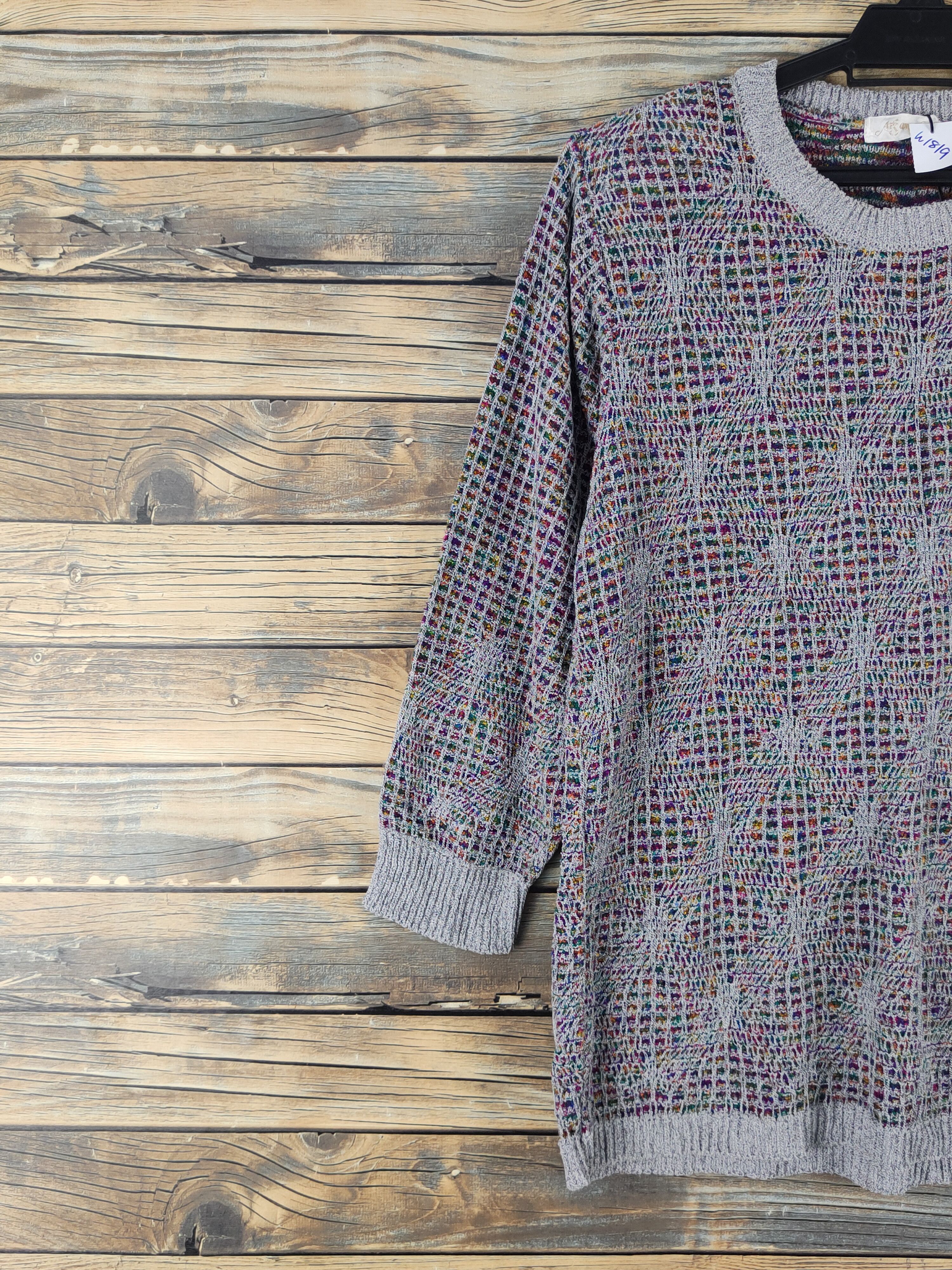Vintage Arsamarans Gray Knitwear Sweatshirts #W1819 Size S / US 4 / IT 40 - 3 Thumbnail