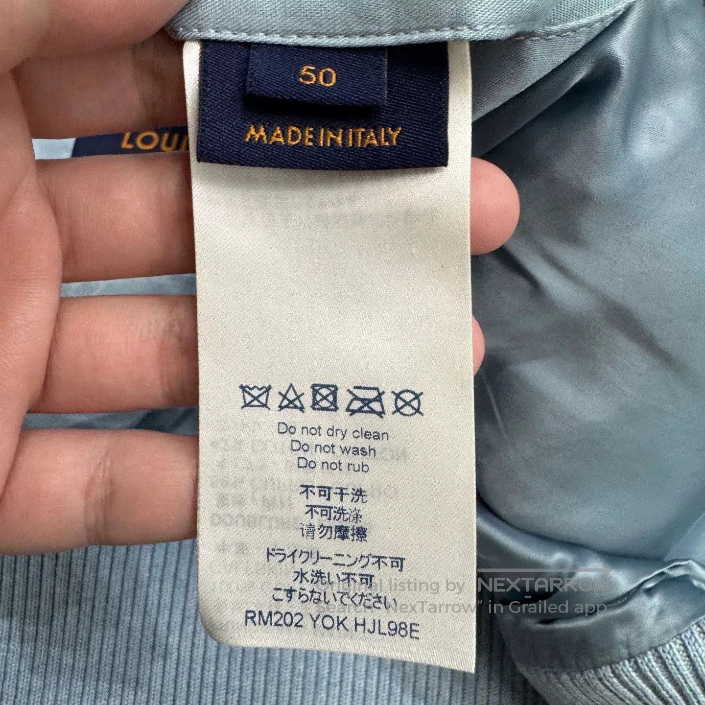 Louis Vuitton louis vuitton blue cloud leather jacket. Size US L / EU 52-54 / 3 - 4 Thumbnail