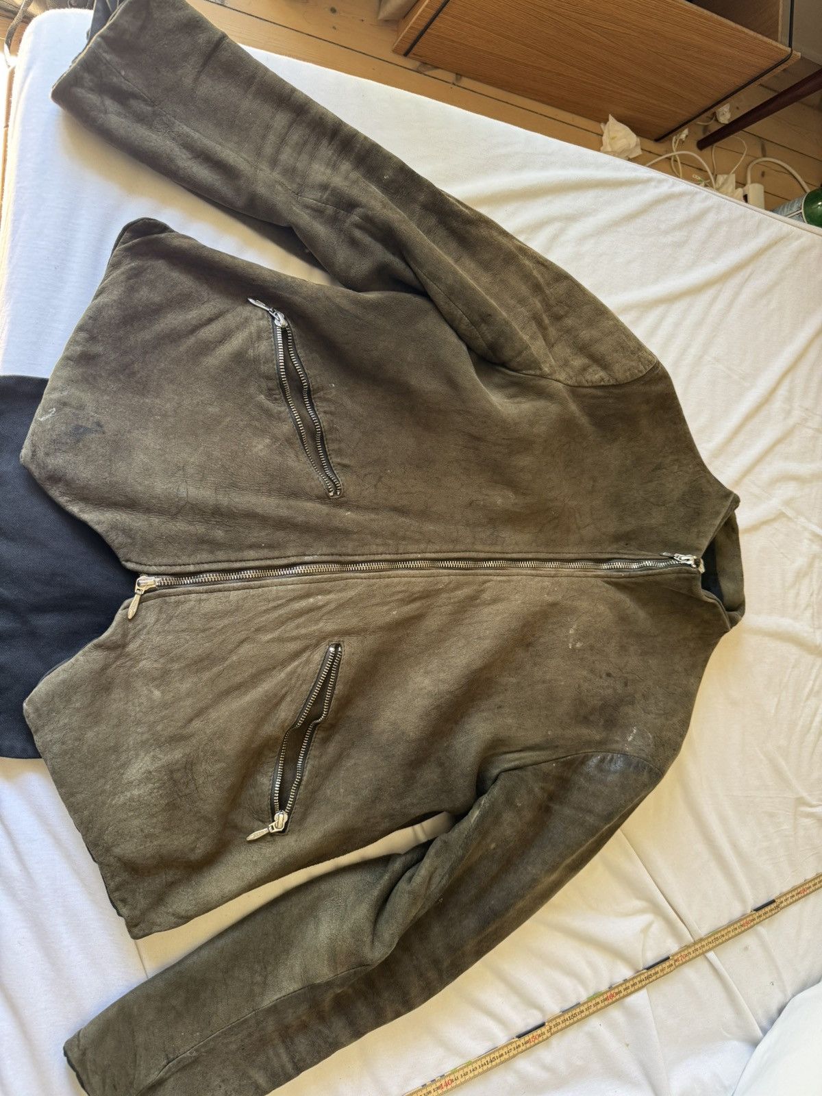 Paul Harnden Shoemakers Paul Harnden Shoemaker Suede Jerkin Jacket