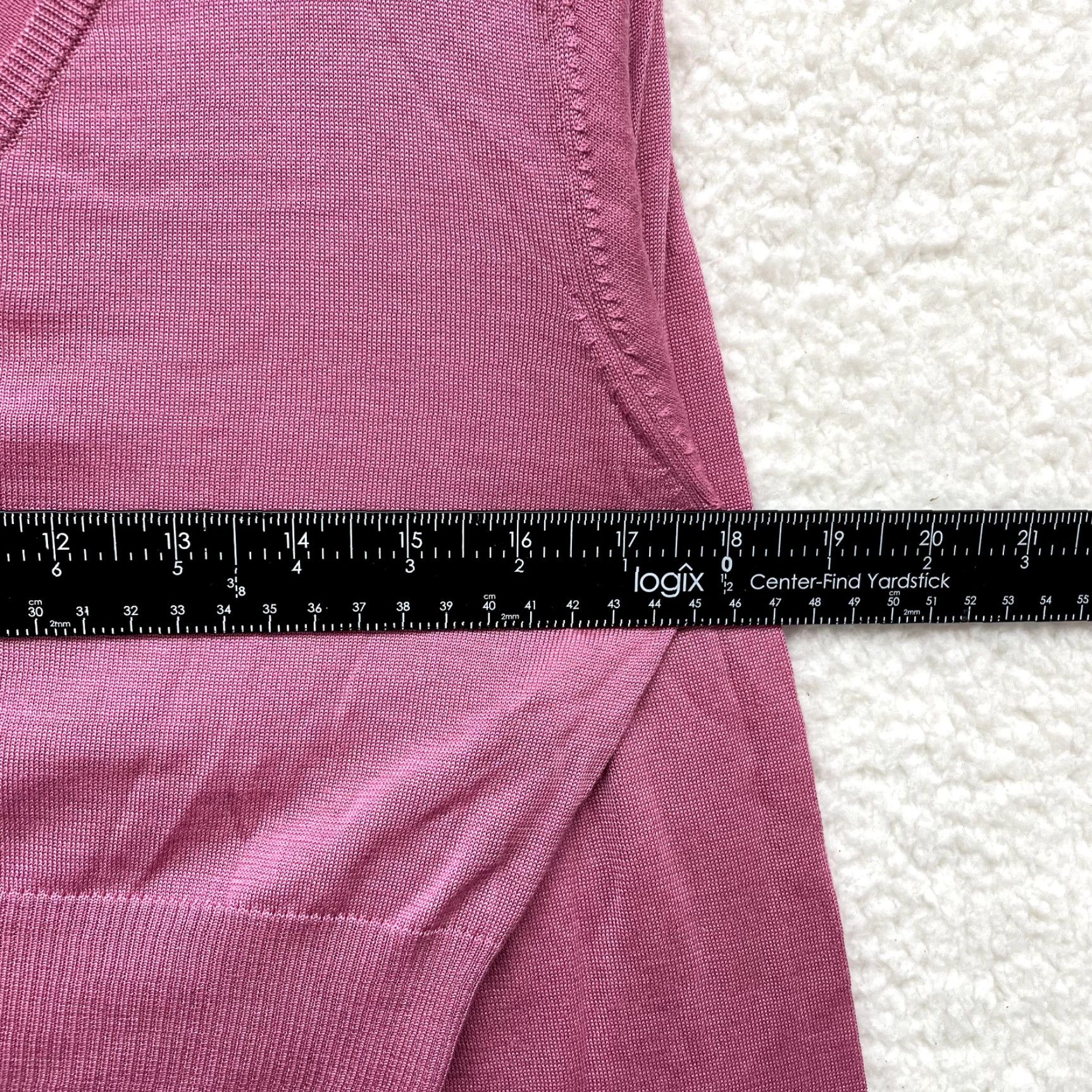 TWINSET TWINSET Cardigan Top Shirt Womens Medium Pink Silk Knit V-Neck Button Long Sleeve Fashion Italy 90s Fairy Coquette Whimsigoth Size M / US 6-8 / IT 42-44 - 5 Thumbnail