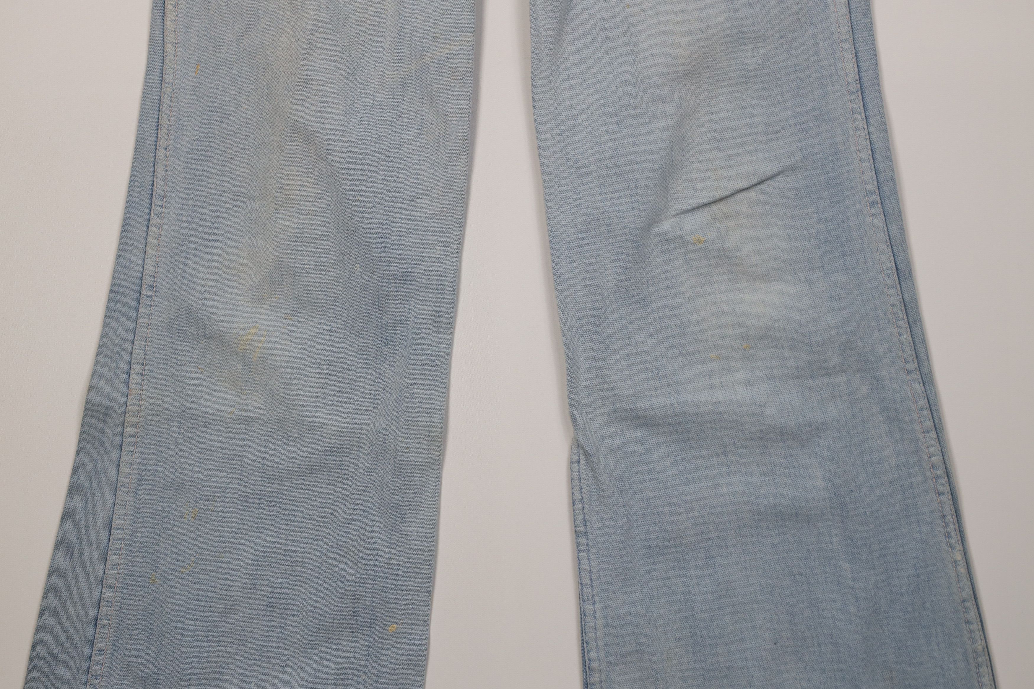 Hang Ten Vintage 70s Hang Ten Surfing Bell Bottoms Denim Jeans Blue Size US 32 / EU 48 - 3 Thumbnail