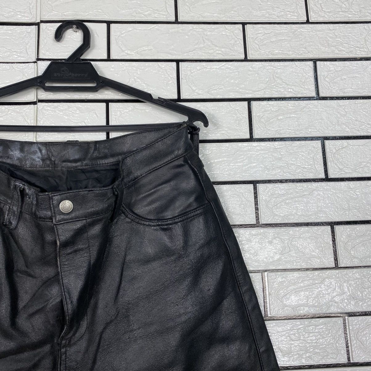 Japanese Brand Vintage Leather Pants Racing Wear Issey Miyake Size US 28 / EU 44 - 7 Thumbnail