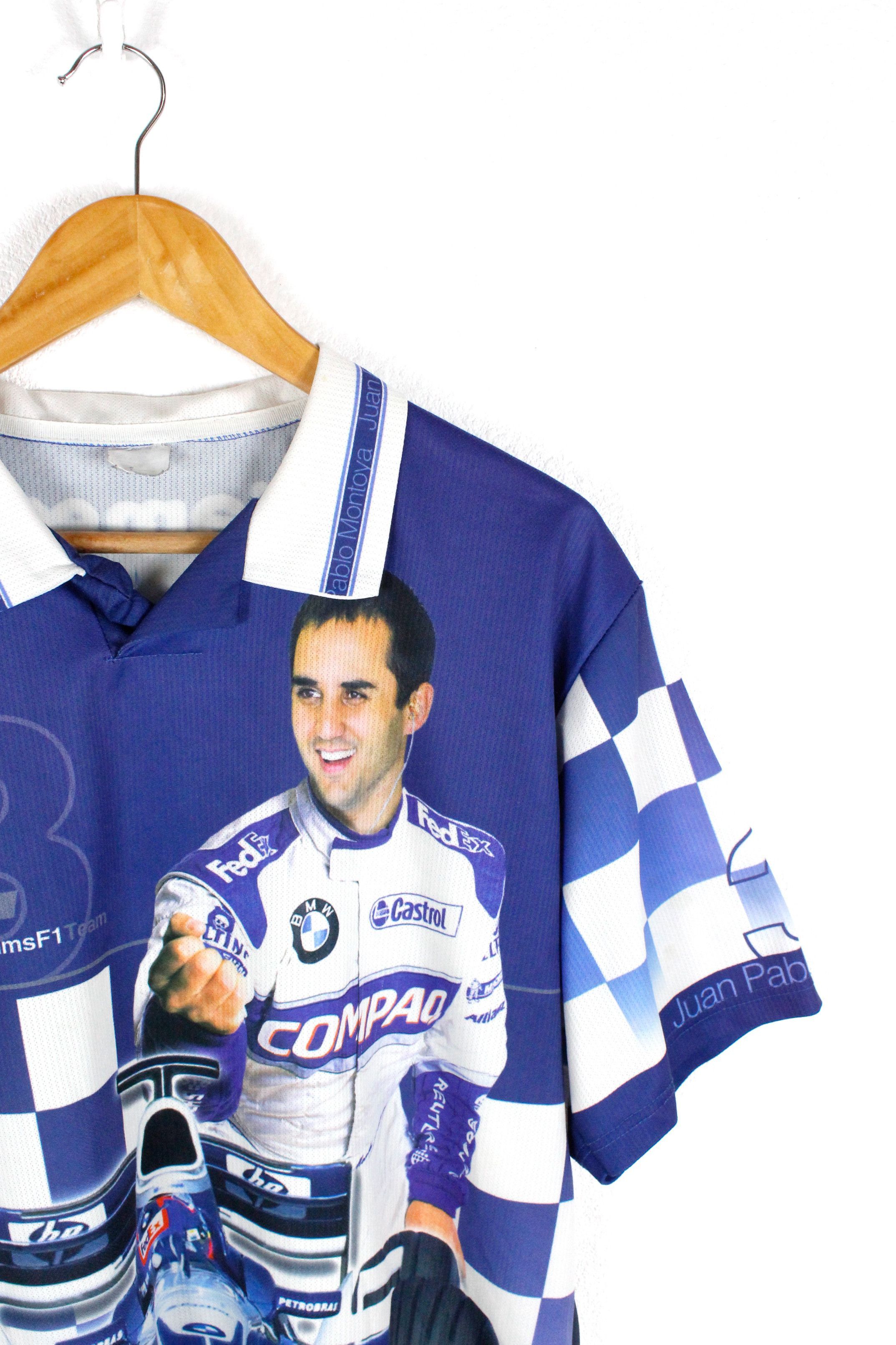 BMW Vintage Formula One F1 BMW Juan Pablo Montoya Jersey Polo Size US M / EU 48-50 / 2 - 2 Thumbnail