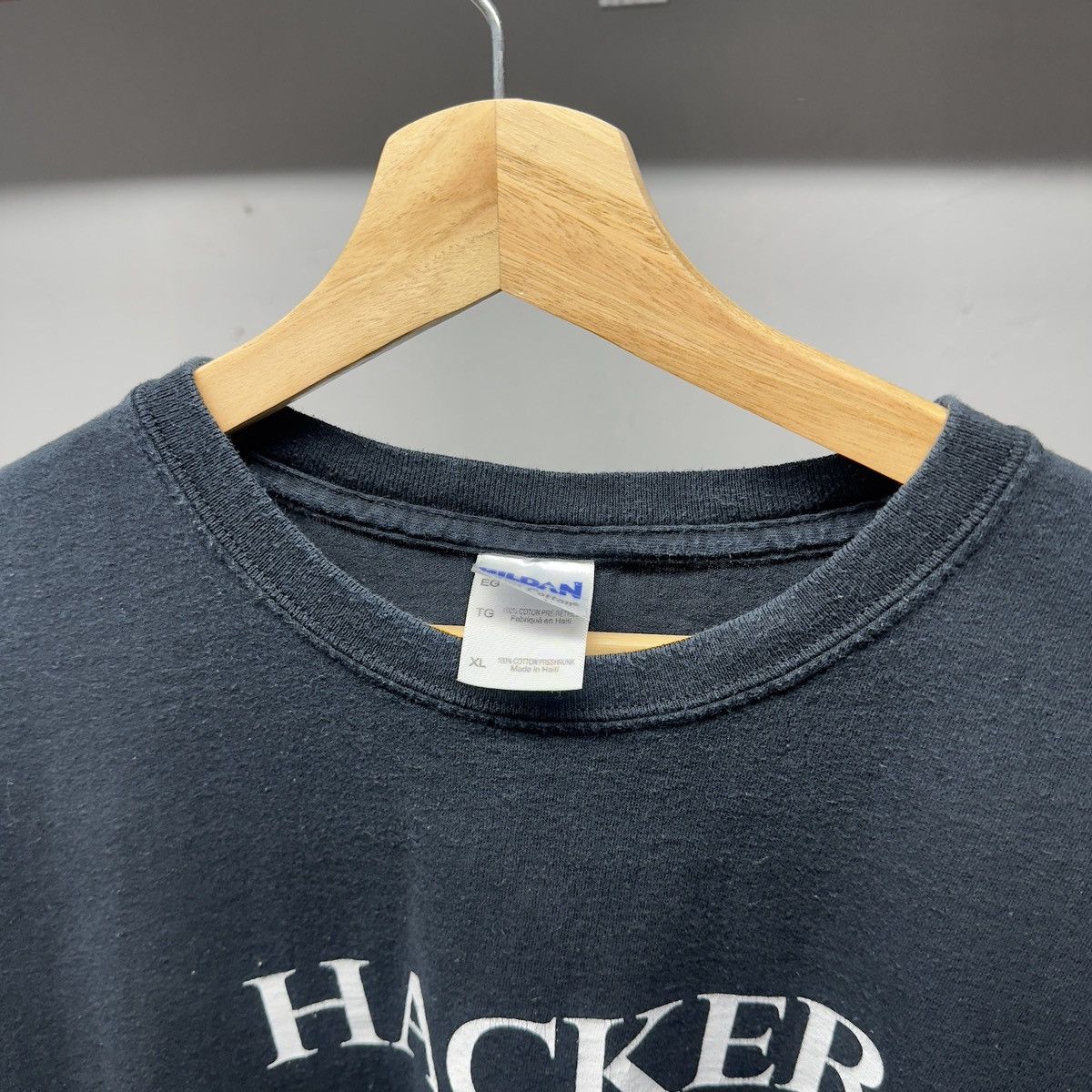 Vintage Security Network Hacker Shirt Thrashed Faded ERD Grunge Size US XL / EU 56 / 4 - 5 Thumbnail