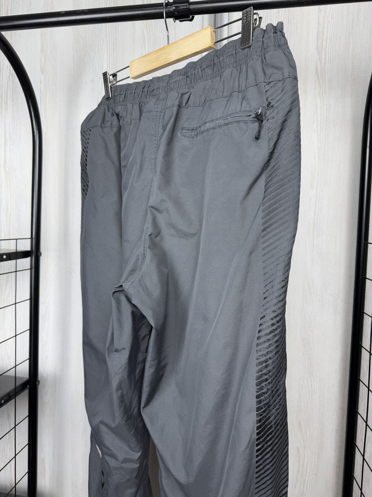 Nike Nike Air vintage y2k drill tightening grey track pants XL Size US 36 / EU 52 - 9 Thumbnail