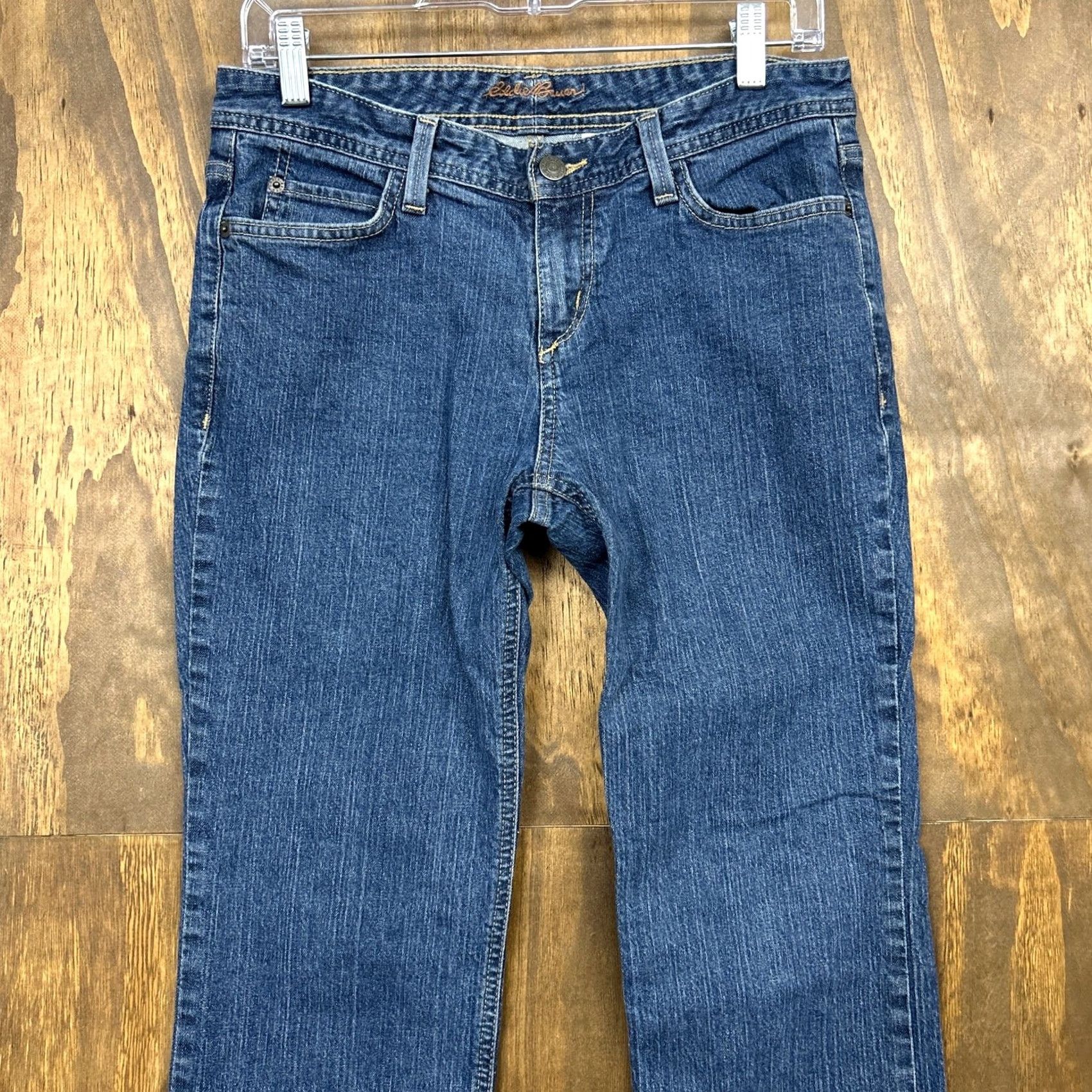 Eddie Bauer Eddie Bauer Womens Jeans Blue Denim Mid Rise Classic Fit Cotton Spandex 6 Jeans Size 28" / US 6 / IT 42 - 2 Thumbnail