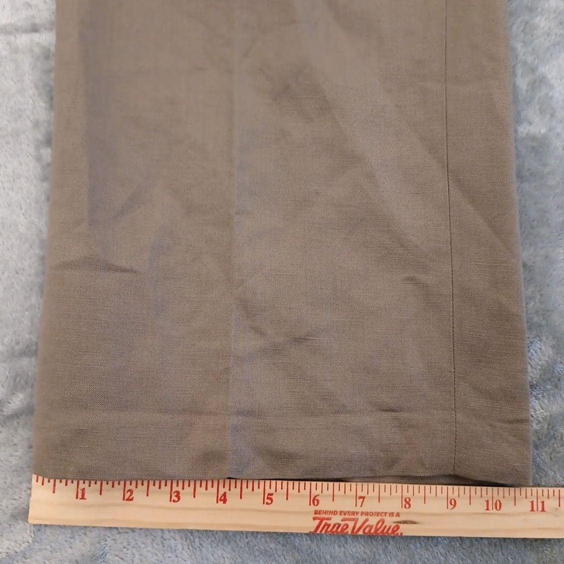 Vintage Le Suit Dress Pants Womens 16 Gray Linen Blend Side Zip Lined 35x31 New Waist 35 Inseam 31 Straight Early 90s 0 Size 38" / US 16 / IT 52 - 6 Thumbnail