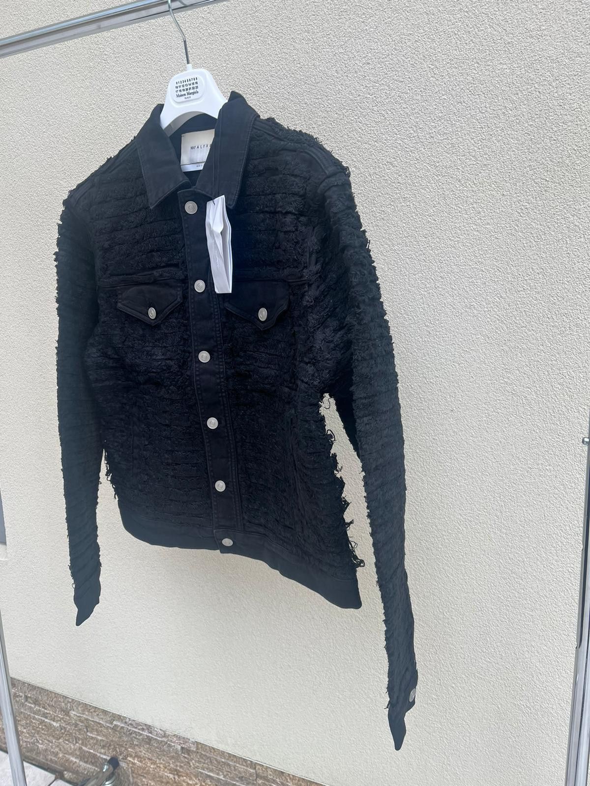 Alyx × Blackmeans Distressed Denim Jacket in Black Size US M / EU 48-50 / 2 - 3 Thumbnail