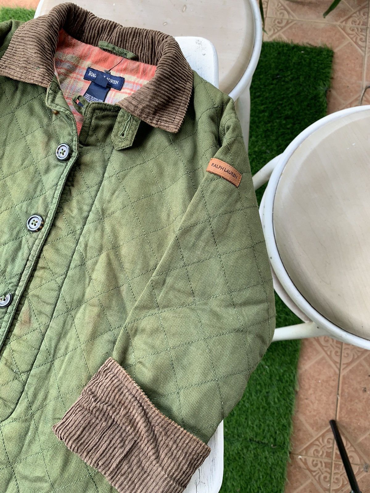 Polo Ralph Lauren Vintage Army Polo Ralph Lauren Quilted Field Jacket Kids Size US XXS / EU 40 - 2 Thumbnail