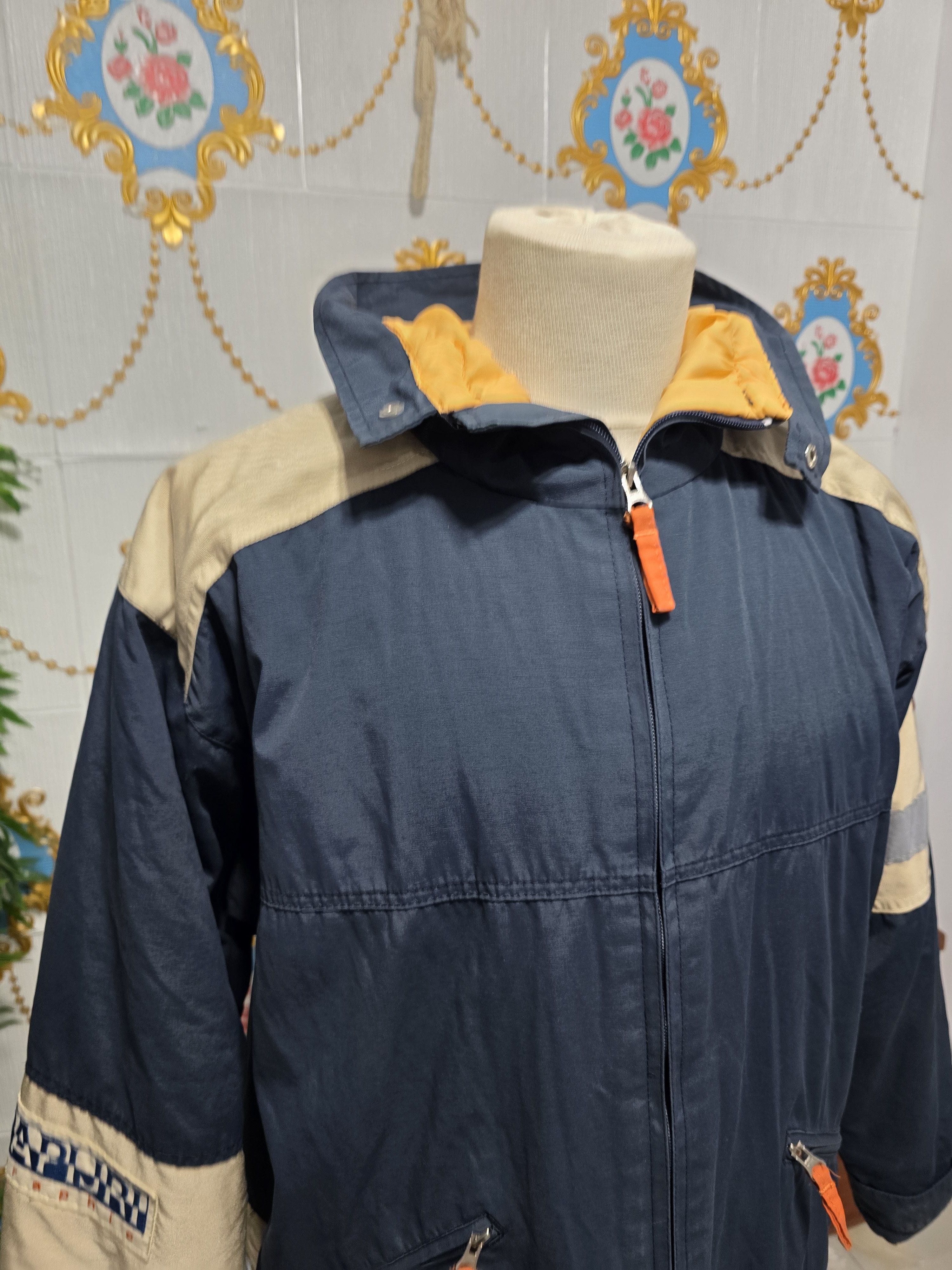 Napapijri NAPAPIJRI Geographic anorak jacket VINTAGE RARE excellent Size US L / EU 52-54 / 3 - 18 Thumbnail
