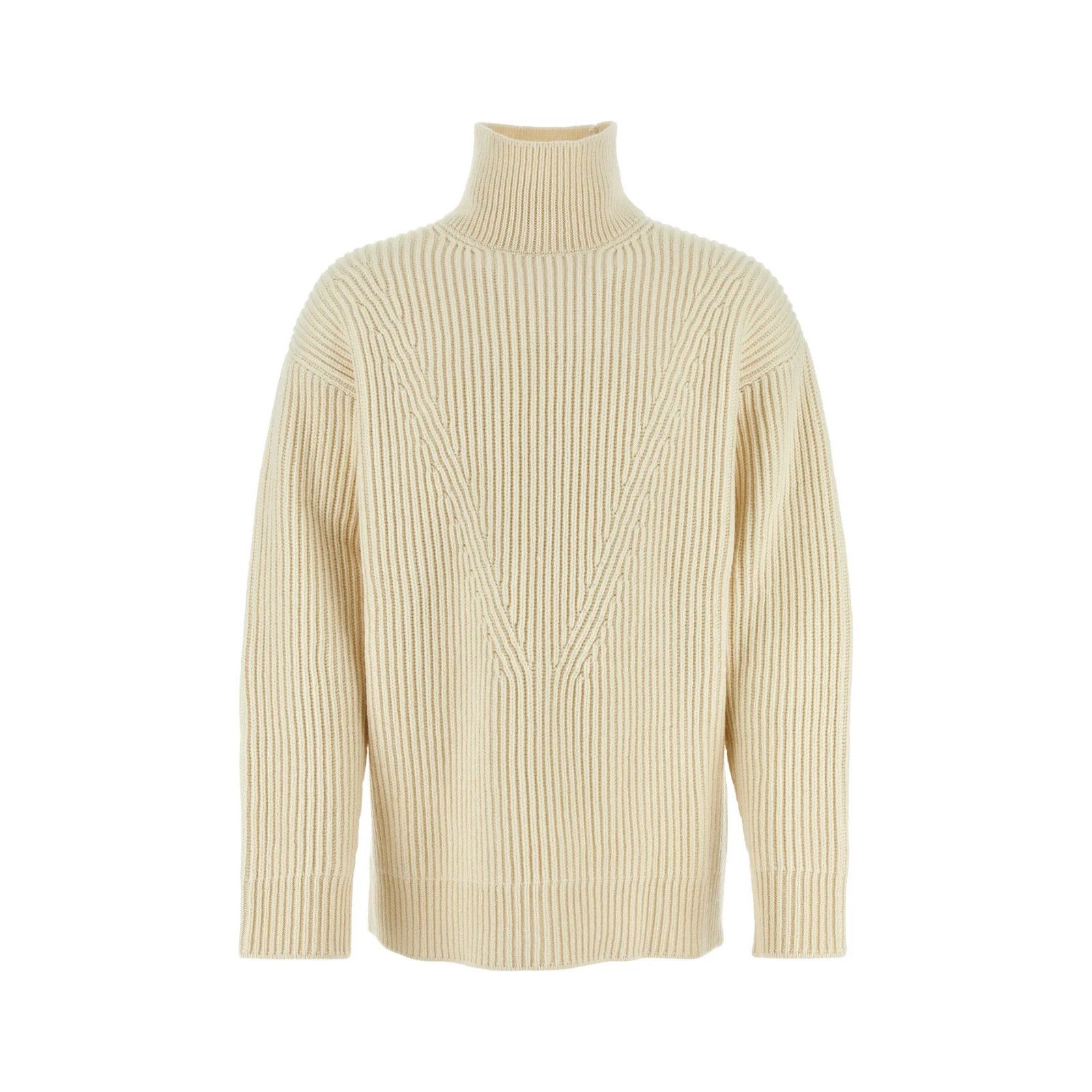 JIL SANDER Ivory Wool Sweater New & Authentic (Men's size:48