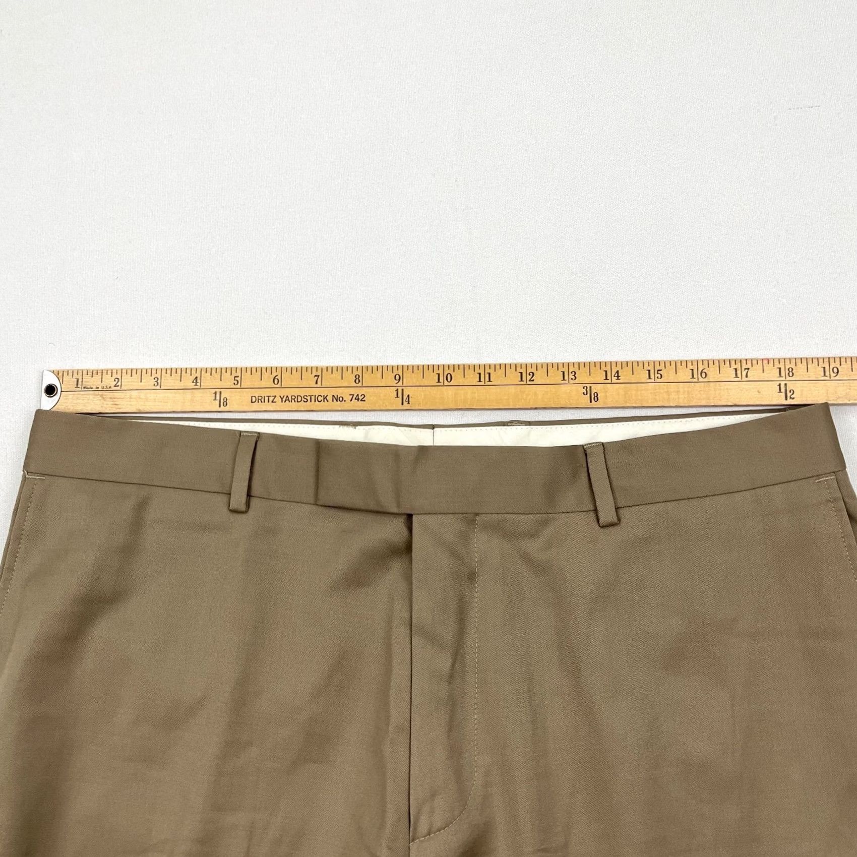Vintage VINTAGE Hugo Boss Dress Pants Men 38 x 32 James Brown Straight Brown Wool Trousers Slack Size US 38 / EU 54 - 3 Thumbnail