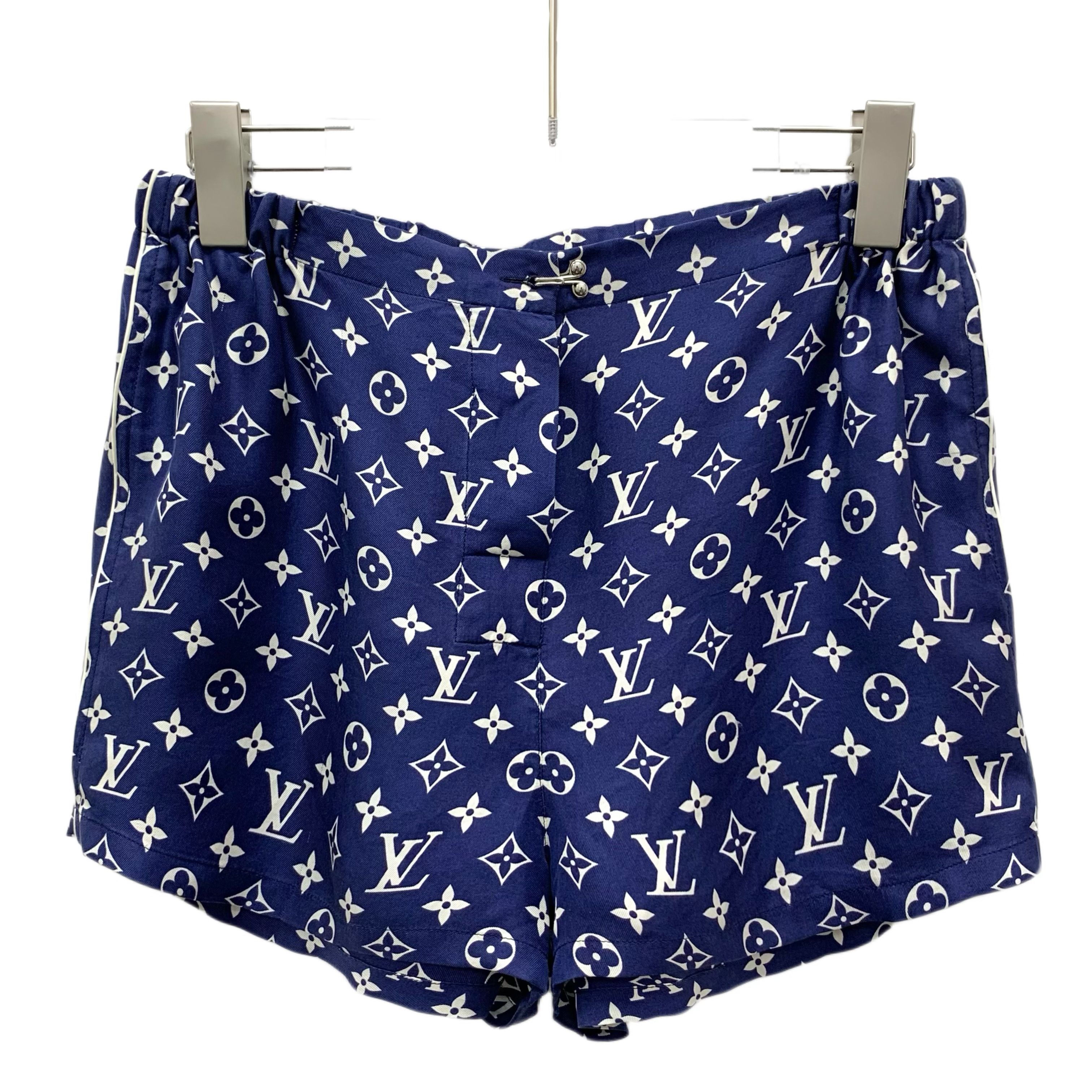 Louis Vuitton Louis Vuitton Monogram Print Shorts Blue (38) Size 26" / US 2 / IT 38 - 1 Thumbnail