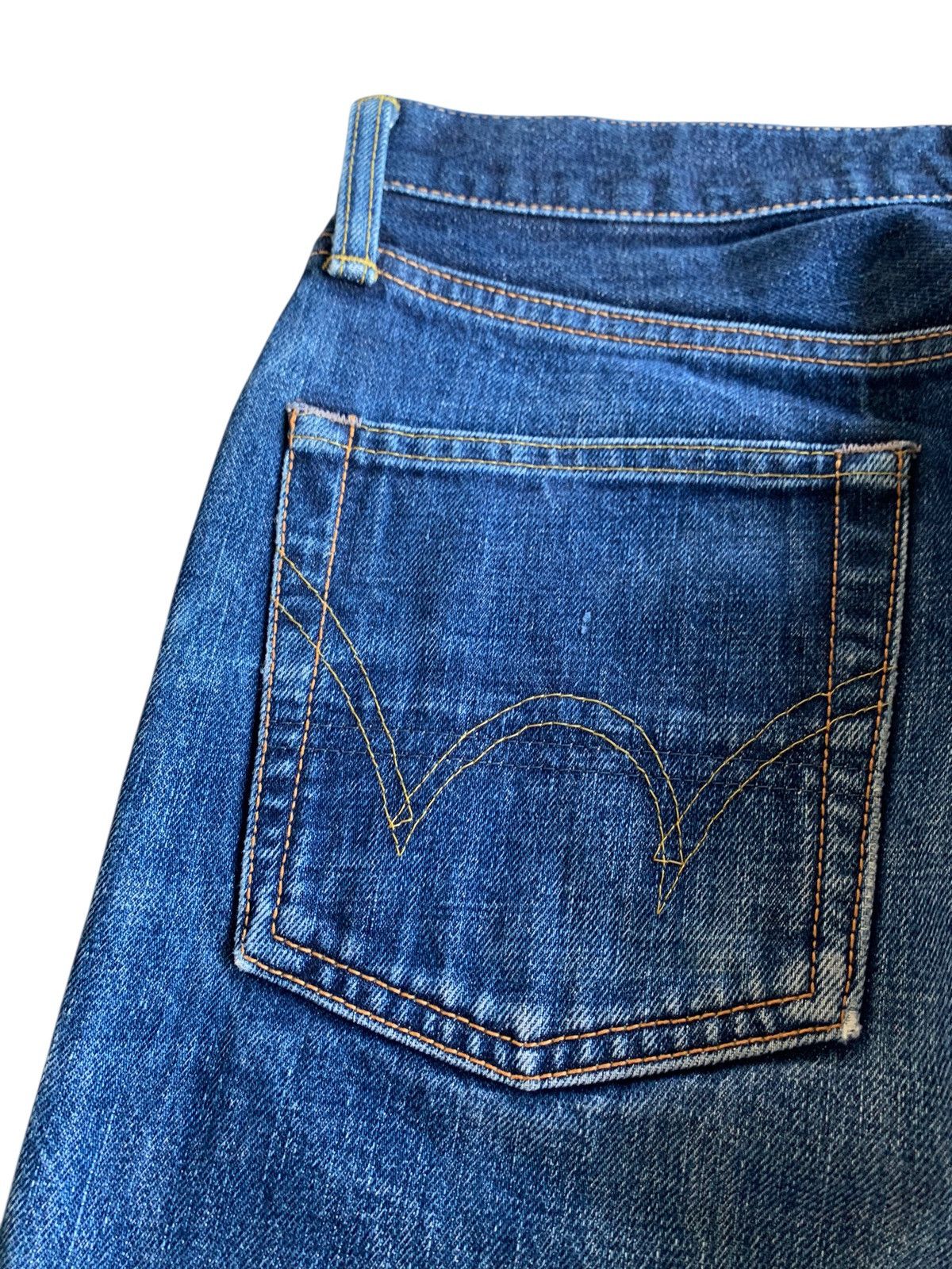 Edwin VINTAGE EDWIN 505XX SELVEDGE FADED JAPANESE DISTRESSED DENIM Size US 30 / EU 46 - 16 Thumbnail
