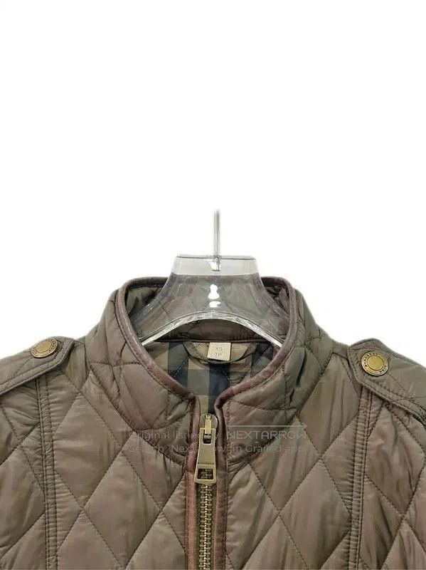 Burberry Burberry Military Green Cotton Women's Jacket. Size XS / US 0-2 / IT 36-38 - 4 Thumbnail