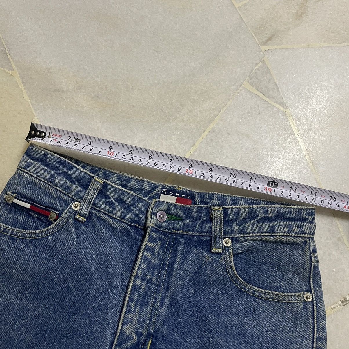Other ORIGINAL TOMMY HILFIGER HIPSTER FLARED DENIM (28×41) Size US 28 / EU 44 - 9 Thumbnail